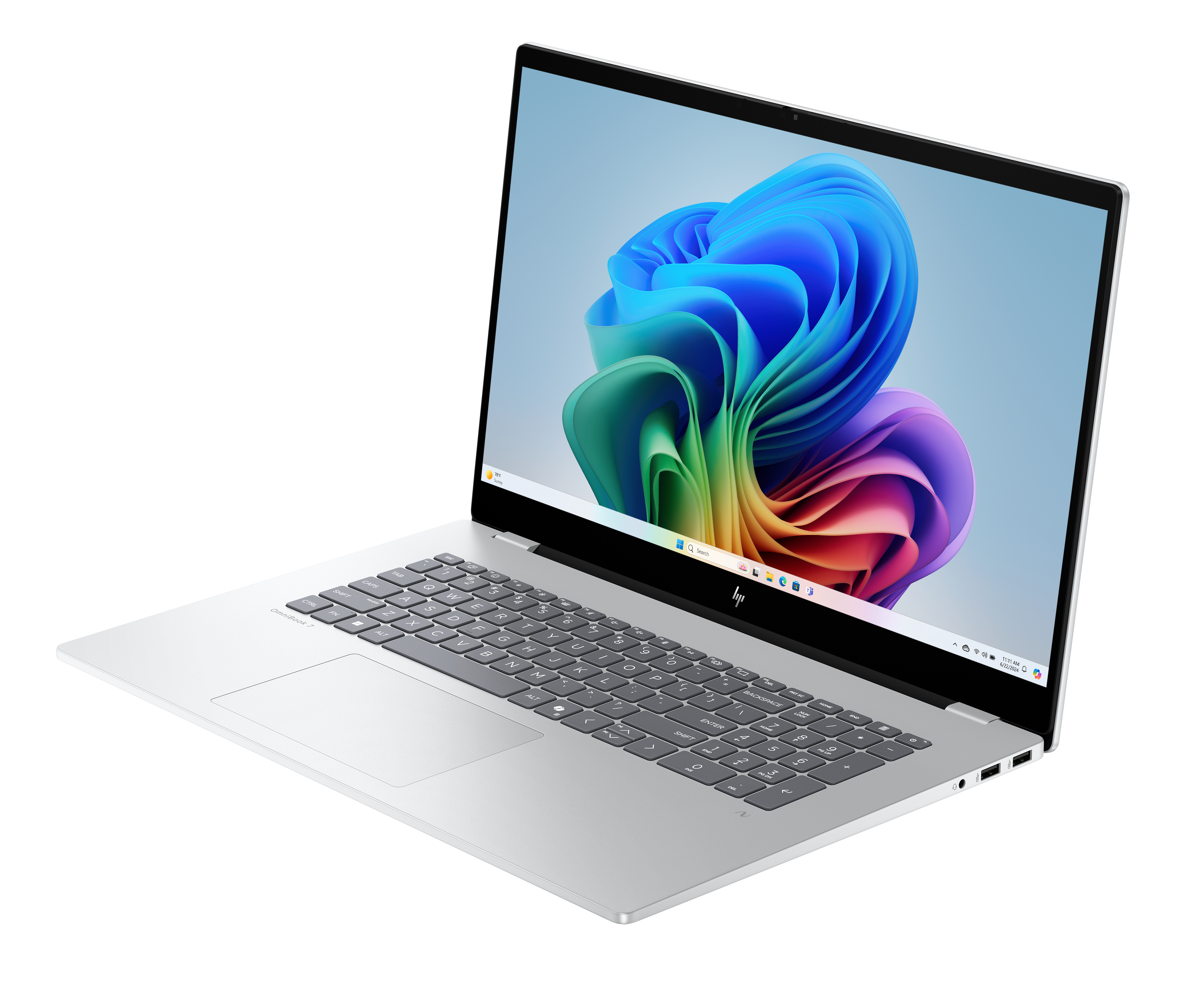 HP OmniBook 7 Next Gen AI 17-dc0675ng, Intel Core Ultra 7, 43,9 cm (17.3"), 1920 x 1080 Pixel, 32 GB