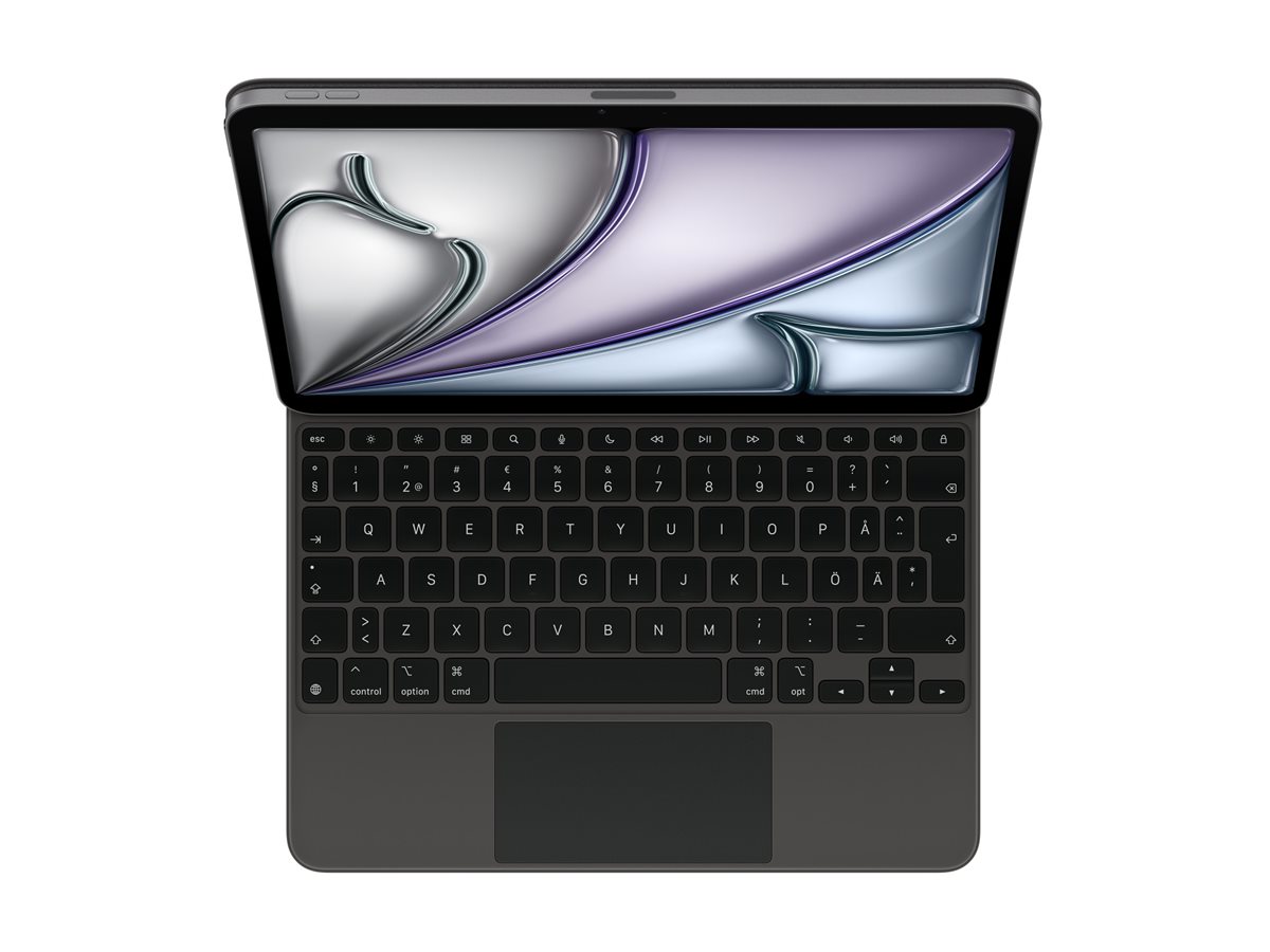 Apple Magic Keyboard - Tastatur und Foliohülle - mit Trackpad - Apple Smart connector - QWERTY - Sch