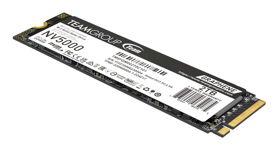 Team Group NV5000 - SSD - 2 TB - intern - M.2 2280 - PCIe 4.0 x4 (NVMe)