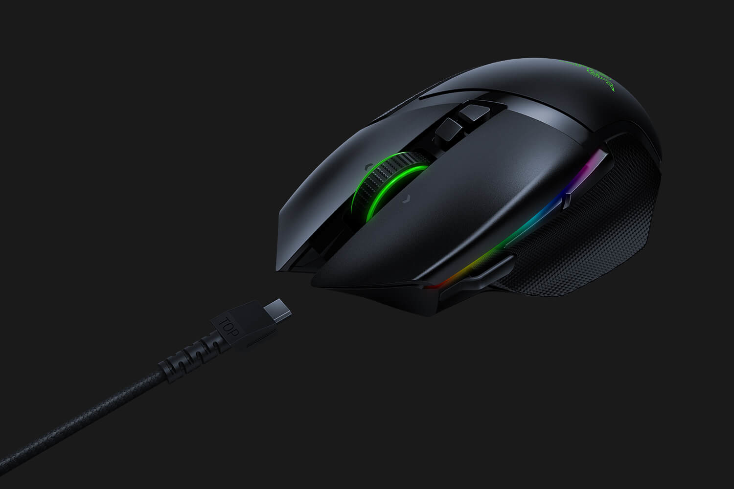 Razer Basilisk Ultimate, rechts, Optisch, 20000 DPI, Schwarz
