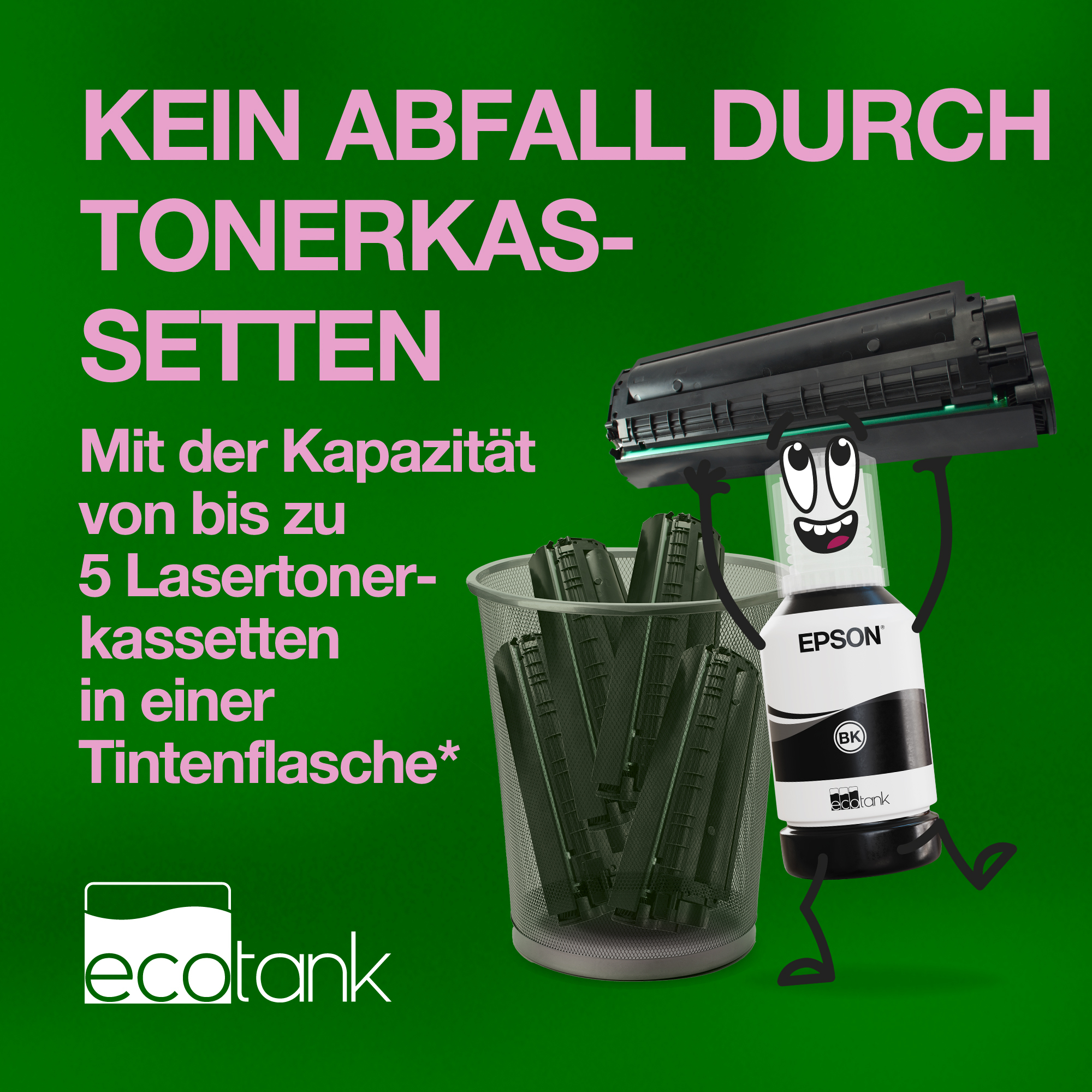 Epson EcoTank ET-M3180 - Multifunktionsdrucker - s/w - Tintenstrahl - ITS - A4/Legal (Medien)
