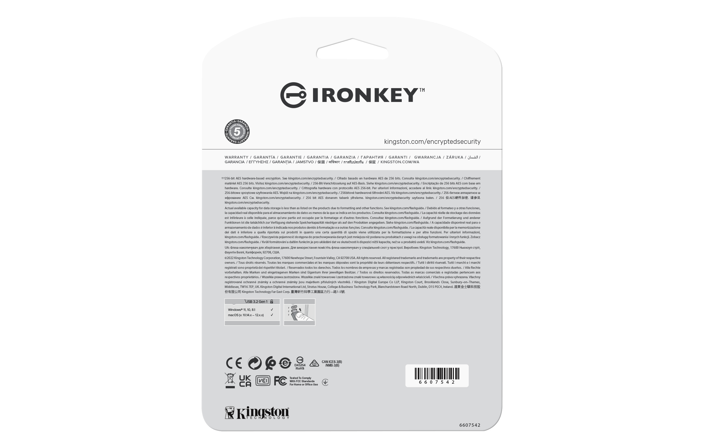 Kingston IronKey Vault Privacy 50C - USB-Flash-Laufwerk