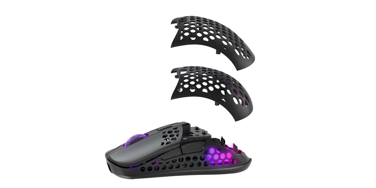 Cherry Xtrfy M42 - Maus - optisch - kabellos - 2.4 GHz - kabelloser Empfänger (USB)