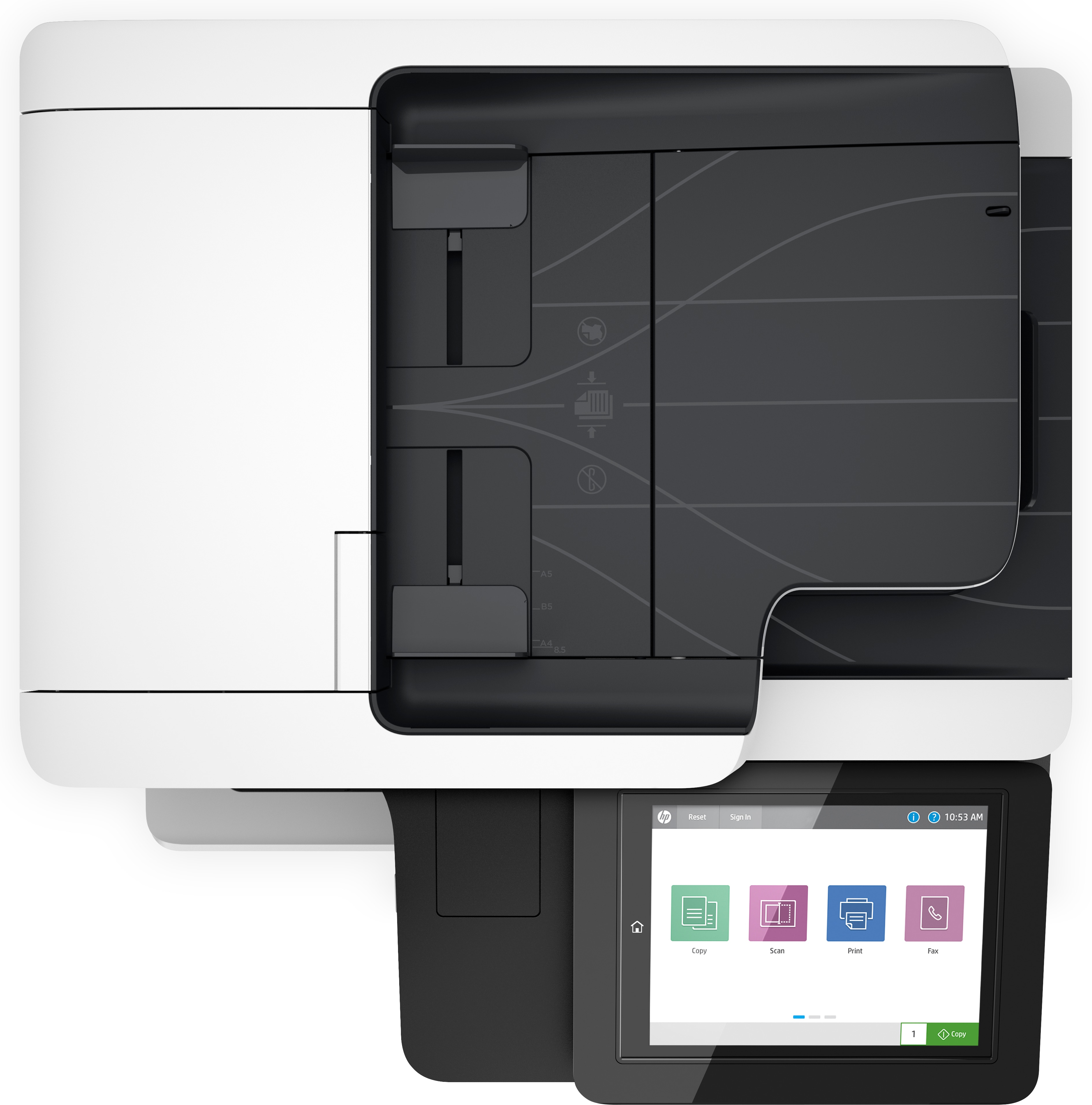 HP LaserJet Enterprise MFP M528f - Multifunktionsdrucker - s/w - Laser - Legal (216 x 356 mm)