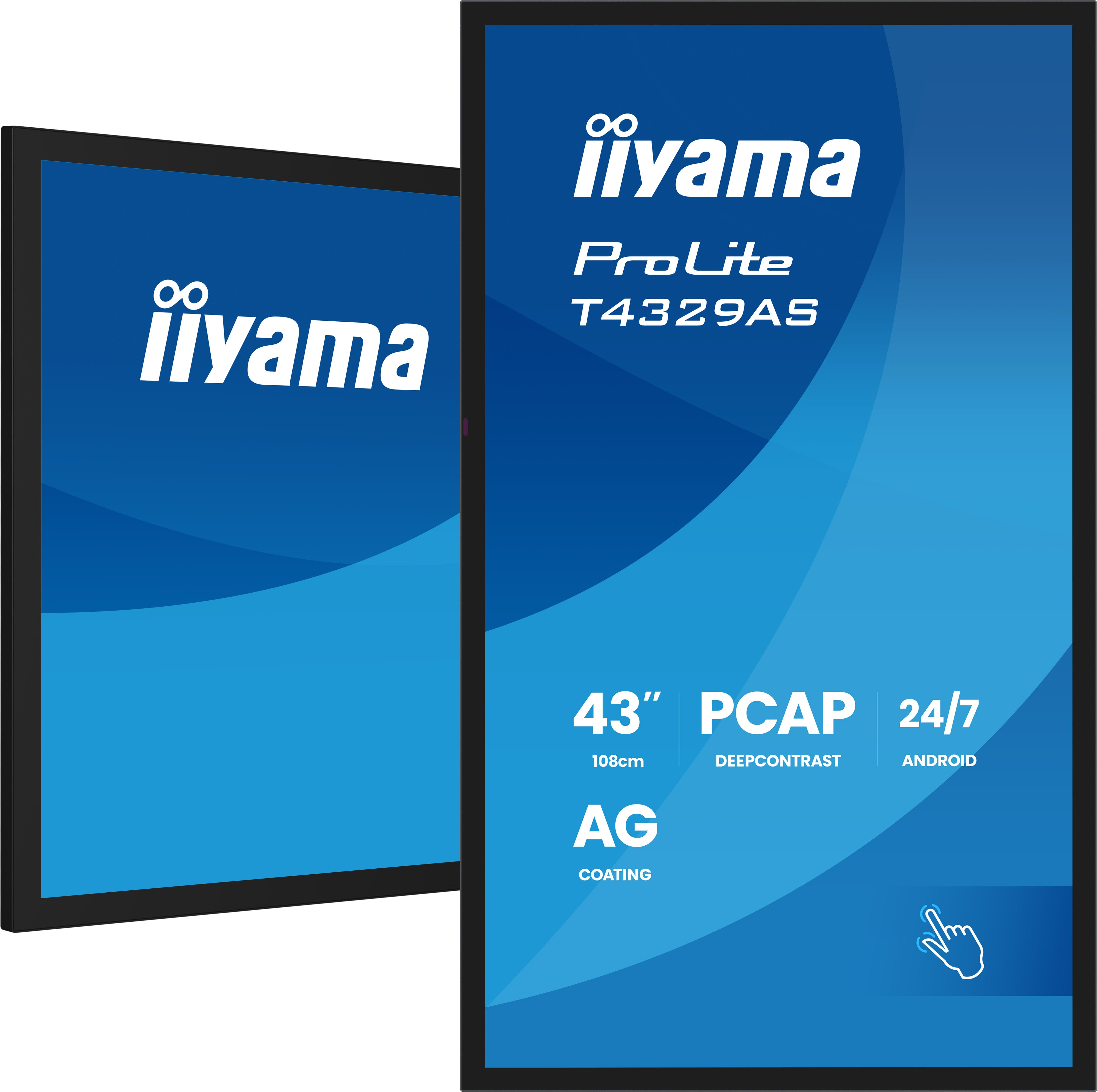 B-WARE - iiyama ProLite T4329AS-B1AG, 42.5" Interactive Display