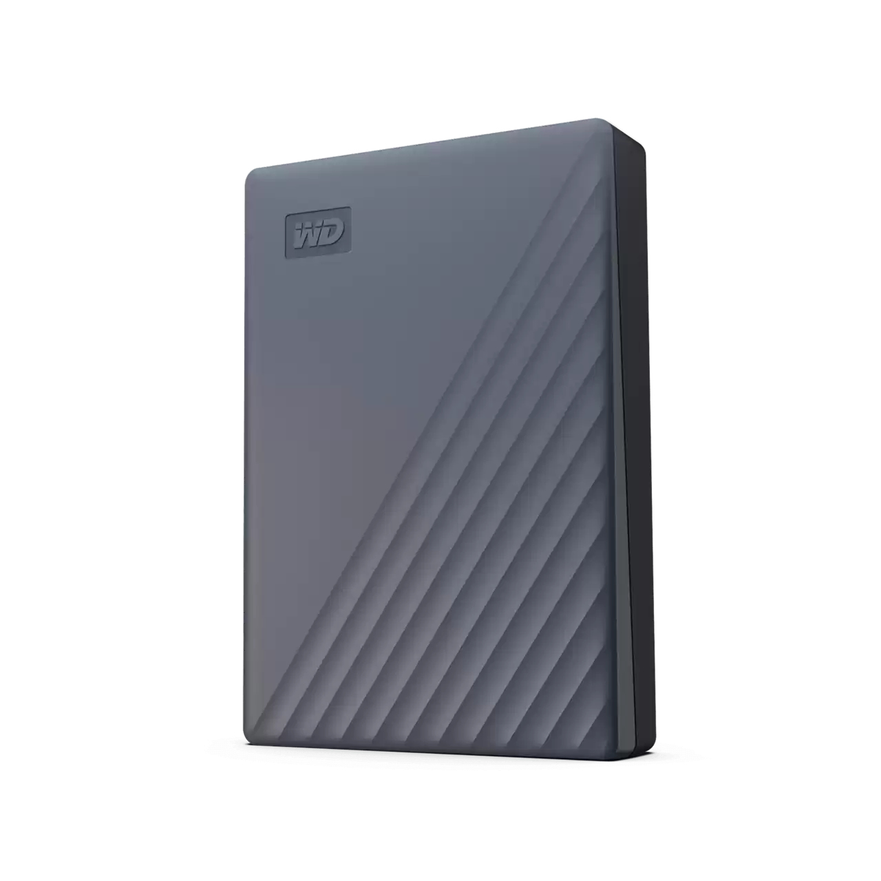 Western Digital WD My Passport grau 5TB, funktioniert mit USB-C, USB 3.0 Micro-B