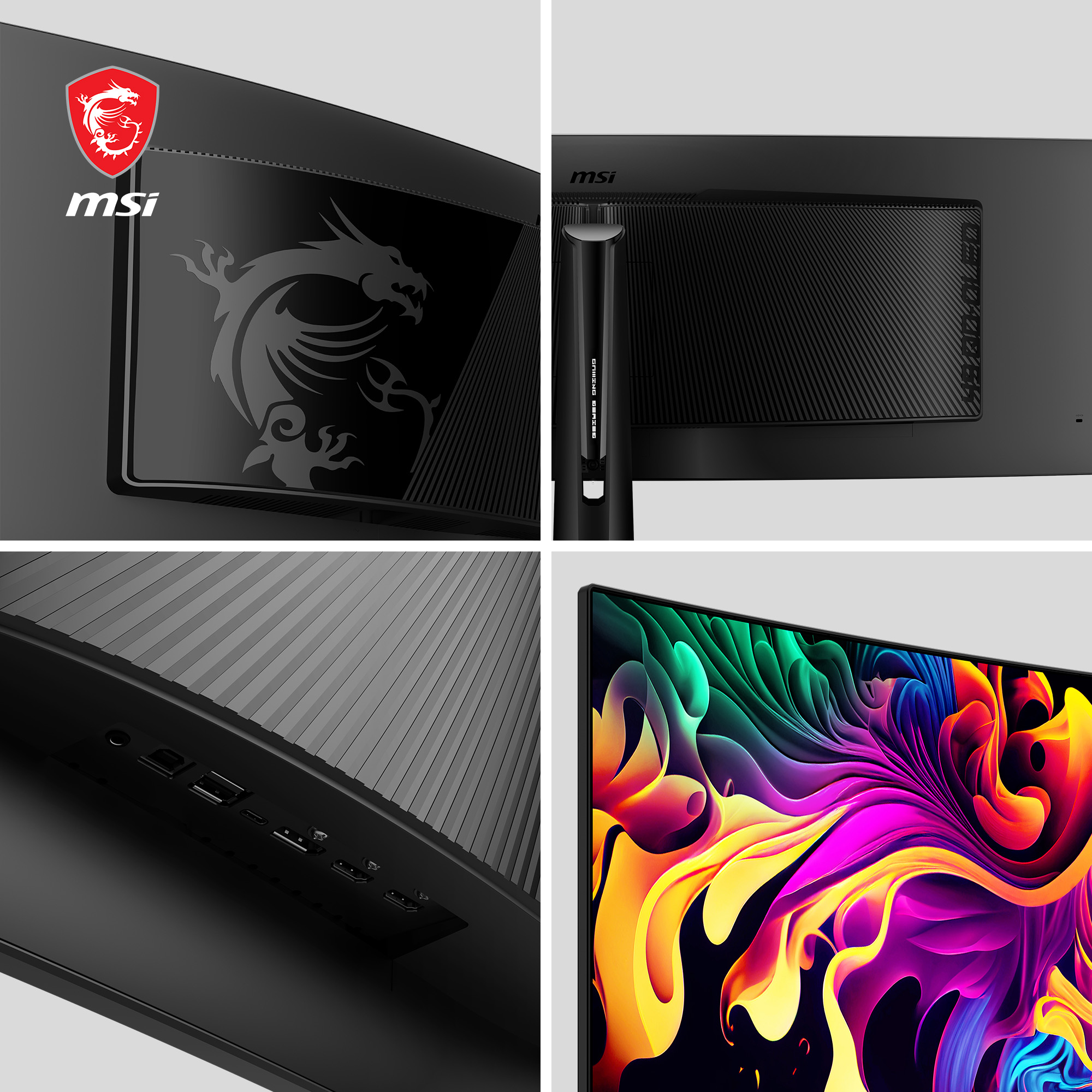MSI MPG 491CQPDE QD-OLED, 49" DQHD 144Hz, 1x DP 1.4b, 2x HDMI 2.1, 2x USB-A
