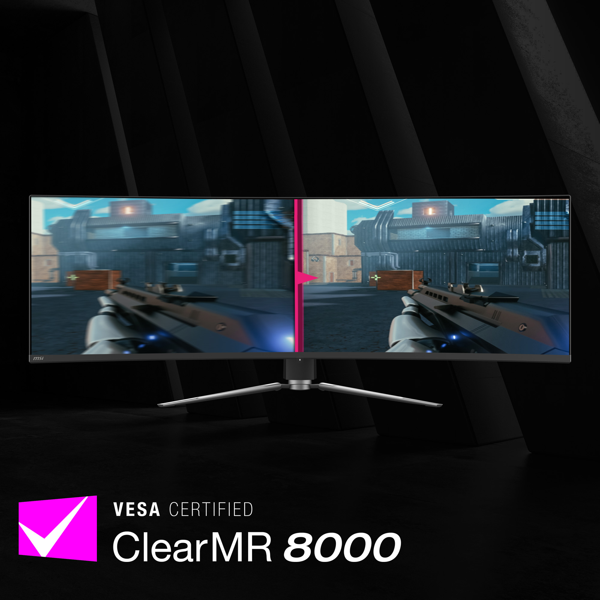 MSI MPG 491CQPDE QD-OLED, 49" DQHD 144Hz, 1x DP 1.4b, 2x HDMI 2.1, 2x USB-A