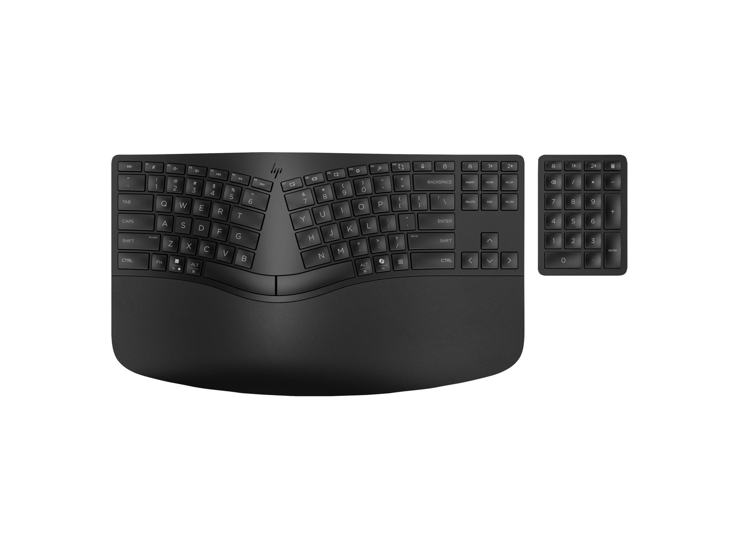 HP 965 - Tastatur-und-Tastenfeld-Set - kompakte Größe, 2-Zonen-Layout, separater Ziffernblock, kurze