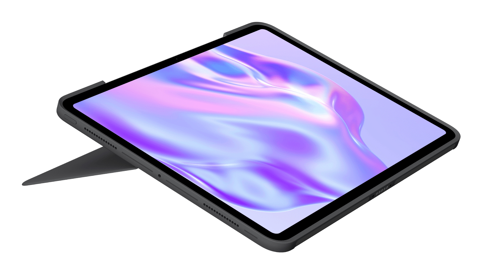 Logitech Combo Touch - Tastatur und Foliohülle - mit Trackpad - hintergrundbeleuchtet - Apple Smart