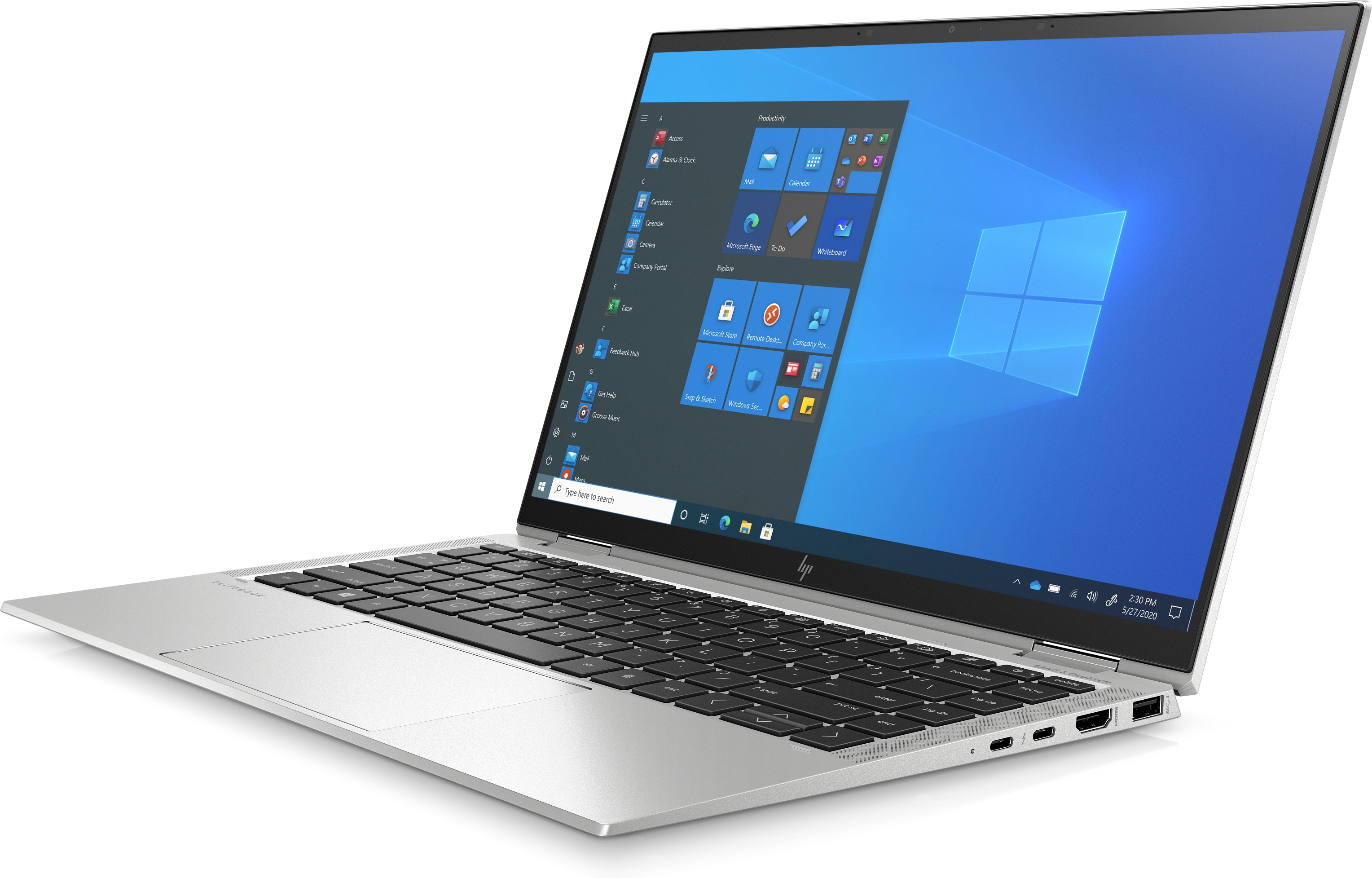 HP EliteBook x360 1040 G8, Intel® Core? i5, 2,4 GHz, 35,6 cm (14"), 1920 x 1080 Pixel, 8 GB, 256 GB