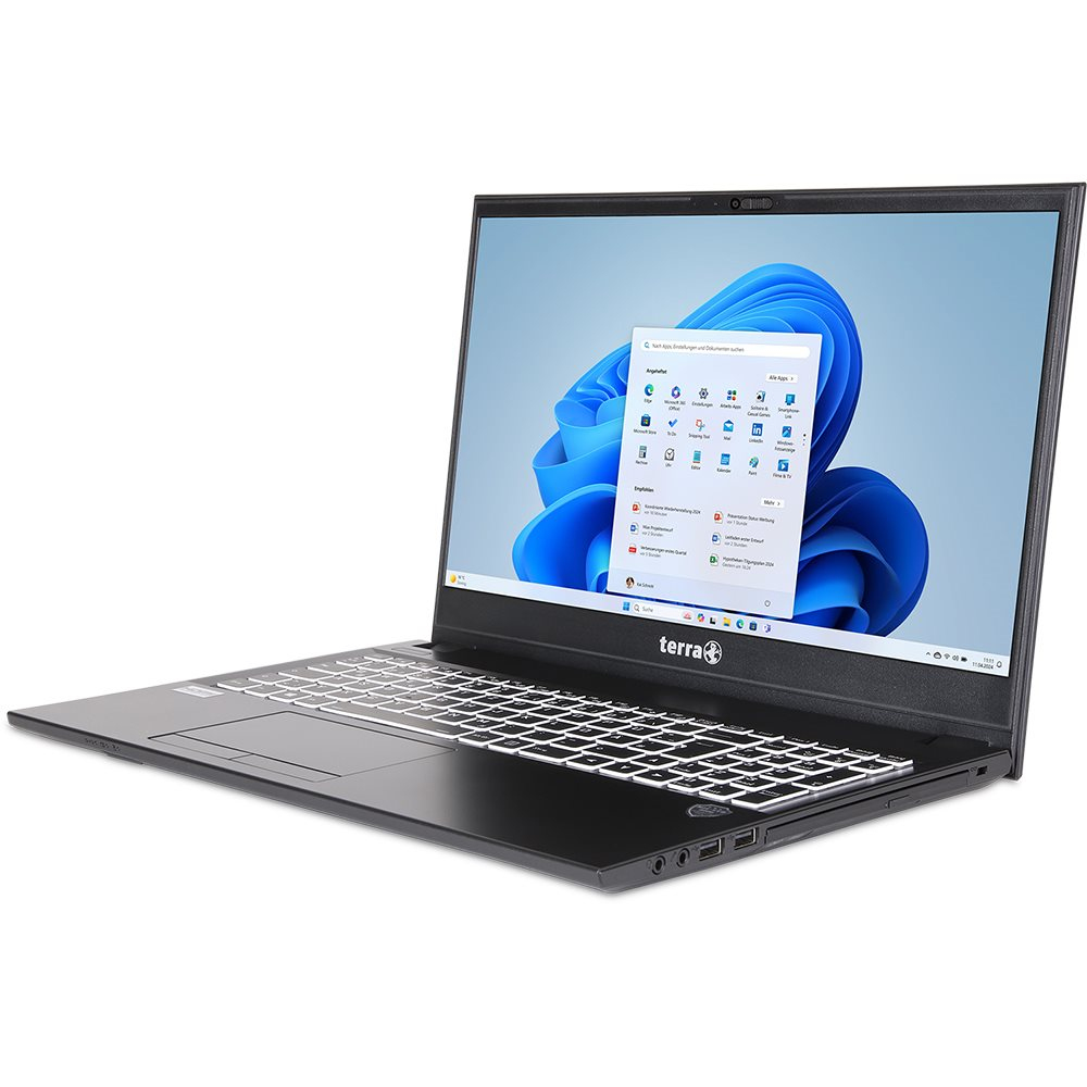 TERRA MOBILE 1516R, Intel® Core? i3, 39,6 cm (15.6"), 1920 x 1080 Pixel, 8 GB, 500 GB, Schwarz