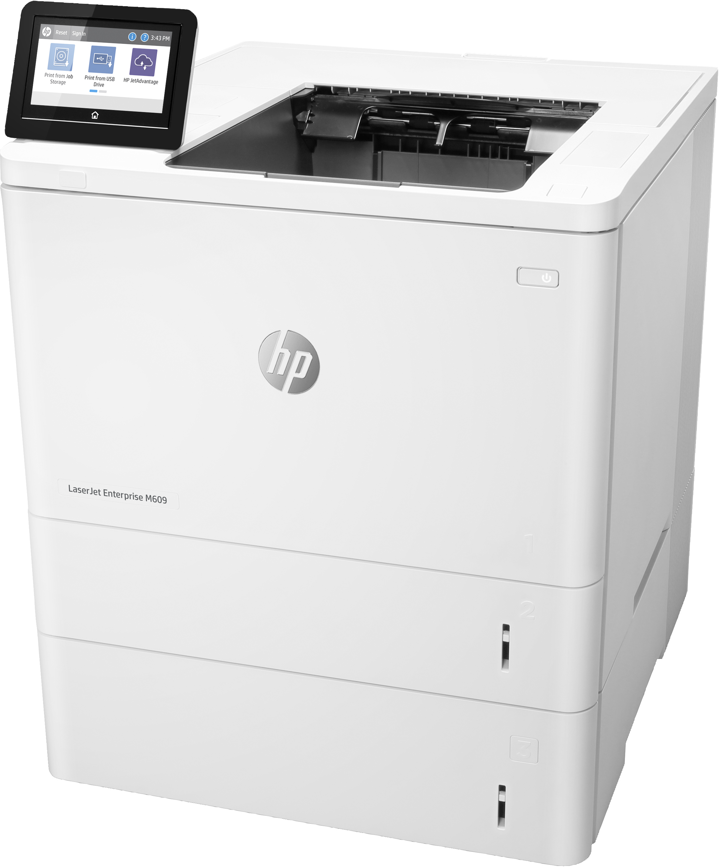 HP LaserJet Enterprise M609x, Drucken, Laser, 1200 x 1200 DPI, A4, 71 Seiten pro Minute, Doppelseiti