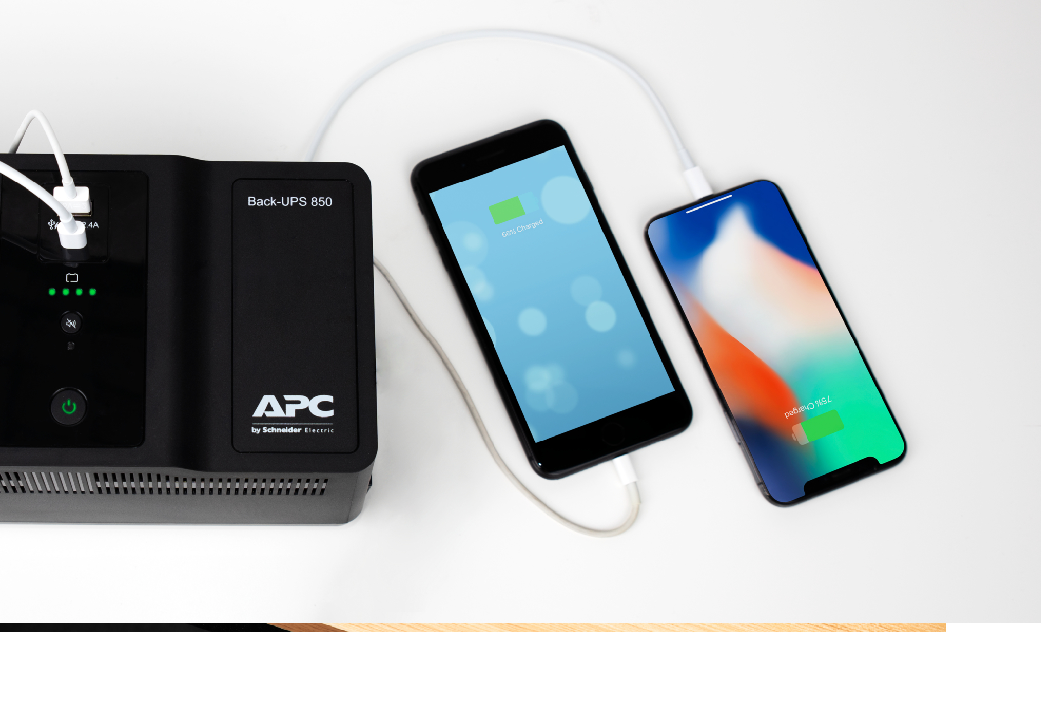 APC BE850G2-GR Back-UPS, 850VA, Steckdosenleiste, 8x Schuko, USB