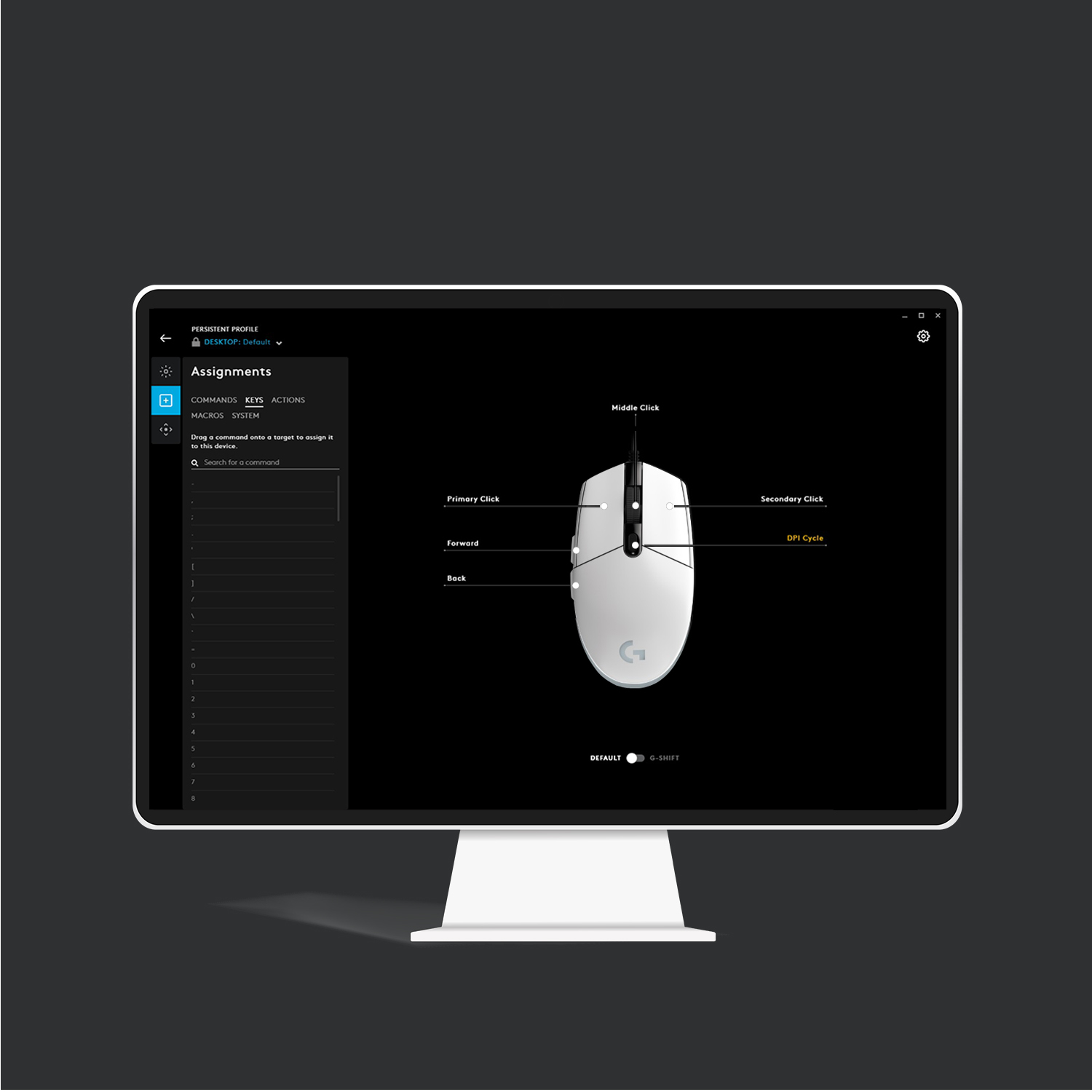 Logitech Gaming Mouse G203 LIGHTSYNC - Maus