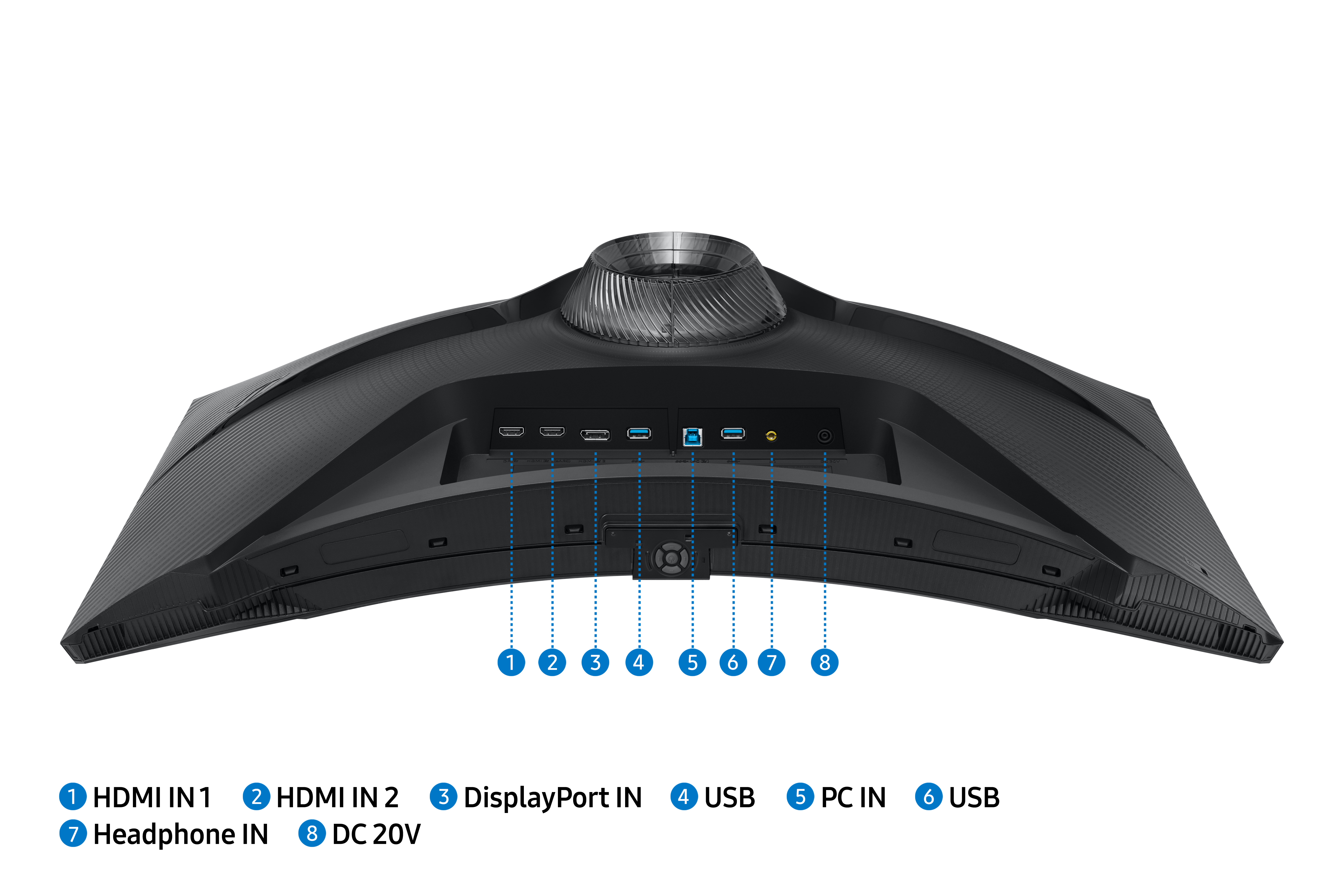 Samsung Odyssey Neo G7 S32BG750NP Curved-Monitor  80cm (32") 4K UHD, VA, 1ms, HDMI, Displayport