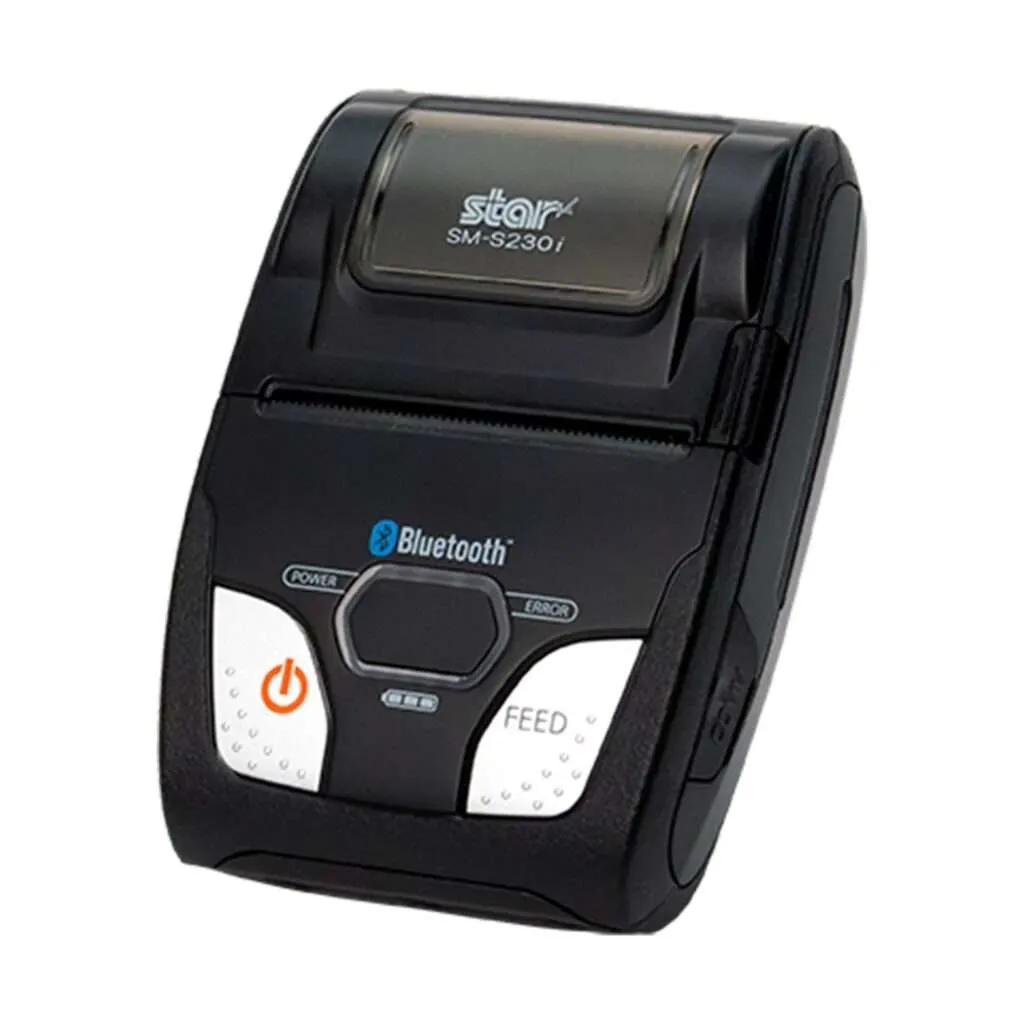 Star Micronics SM-S230i, Thermodirekt, Mobiler Drucker, 203 x 203 DPI, 80 mm/sek, 3,9 cm, 5,8 cm
