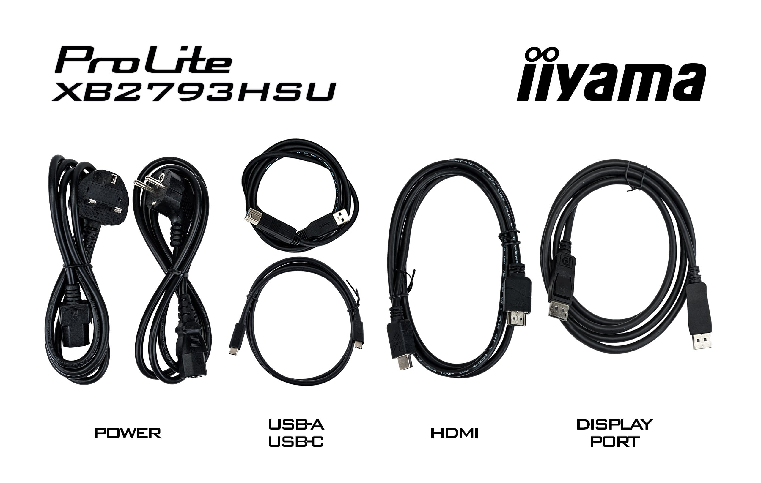 iiyama ProLite X4373UHSU-B2 Monitor 108cm (42.5") 4K UHD, VA, 3ms, HDMI, DP, USB-C, USB-A