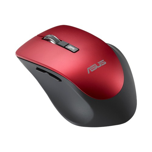 ASUS WT425 - Maus - Für Rechtshänder - optisch - 6 Tasten - kabellos - 2.4 GHz - kabelloser Empfänge