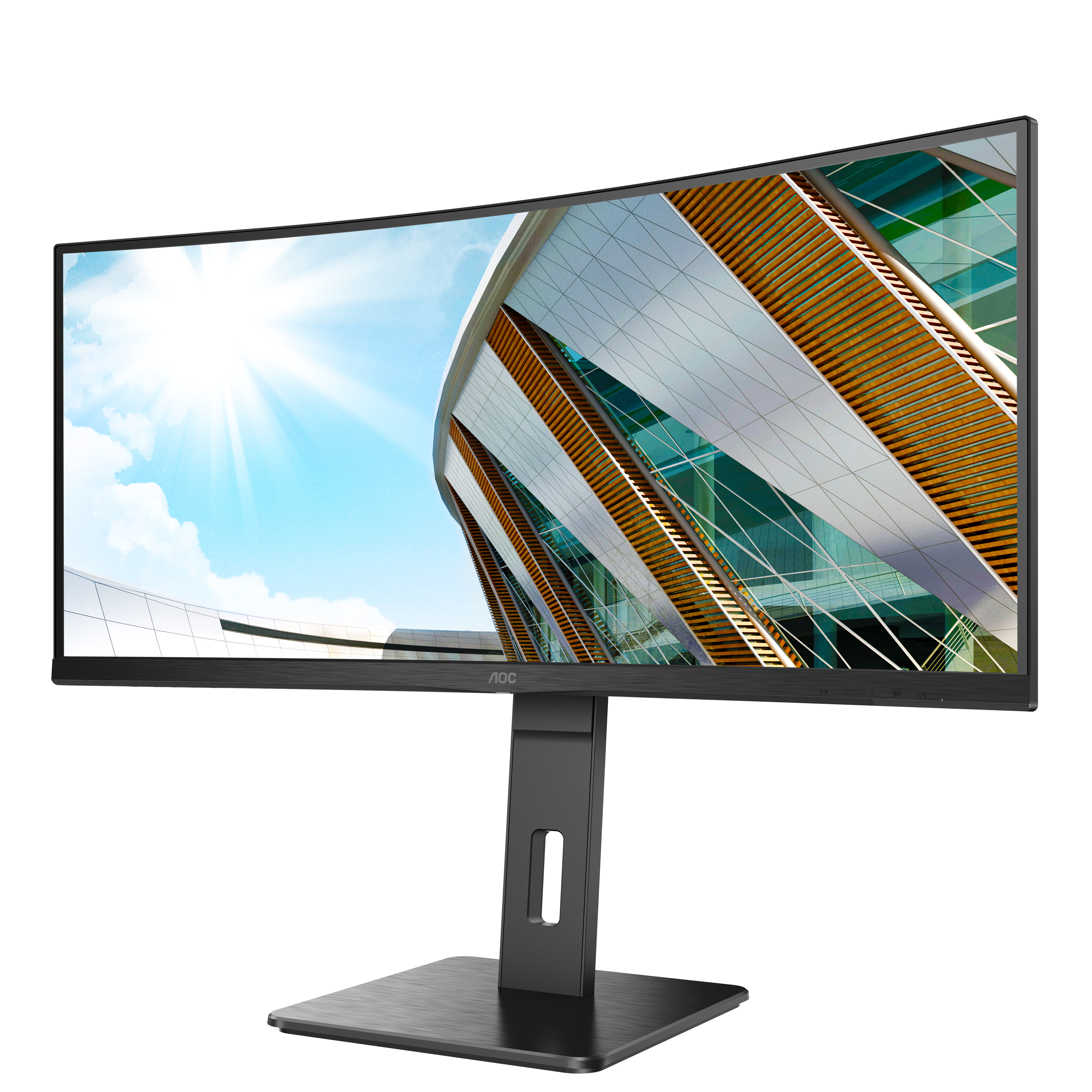 AOC Pro-line CU34P2A Curved-Monitor 86.4cm (34") UWQHD, VA, 4ms, HDMI, Displayport, USB