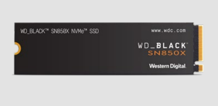Western Digital WD_BLACK SN850X NVMe SSD 2TB, M.2 2280 / M-Key / PCIe 4.0 x4, retail