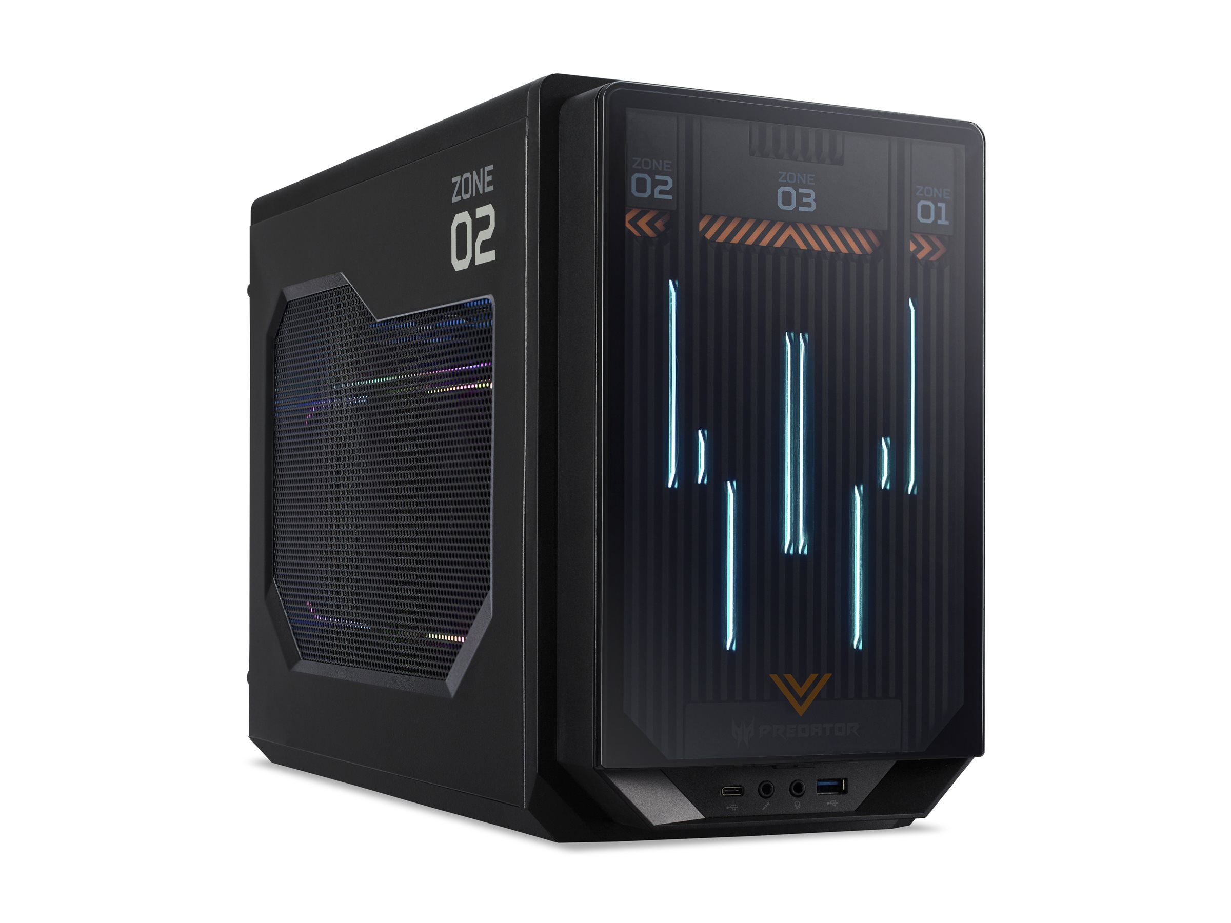 Acer Predator Orion X POX-955 - Kompakte Bauweise - Core i7 i7-14700KF / 3.4 GHz - RAM 32 GB - SSD 2