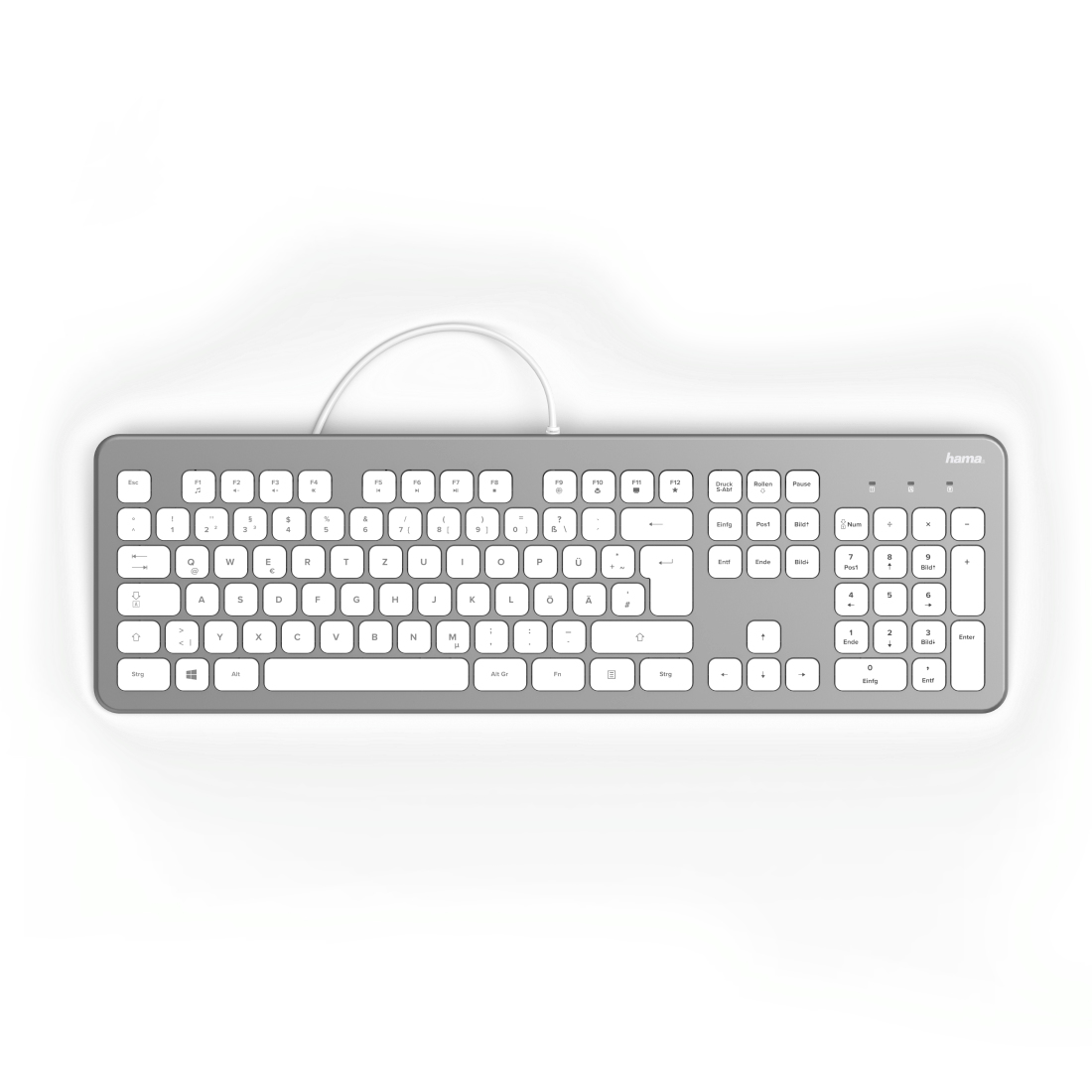 Hama KC-700 - Tastatur - USB - QWERTZ - Deutsch