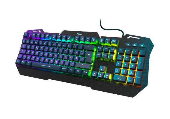 Hama Exodus 450, Volle Größe (100%), Kabelgebunden, USB, QWERTZ, Schwarz