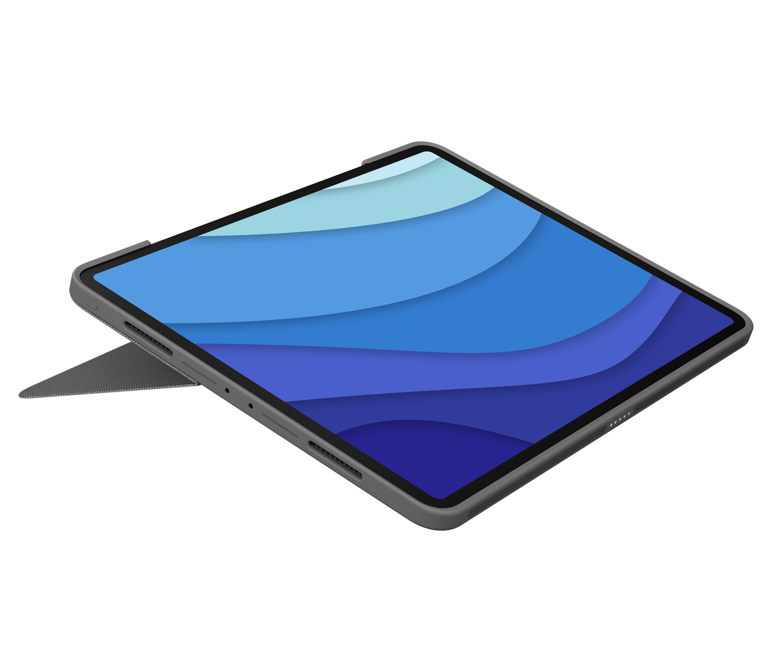 Logitech Combo Touch - Tastatur und Foliohülle - mit Trackpad - hintergrundbeleuchtet - Apple Smart