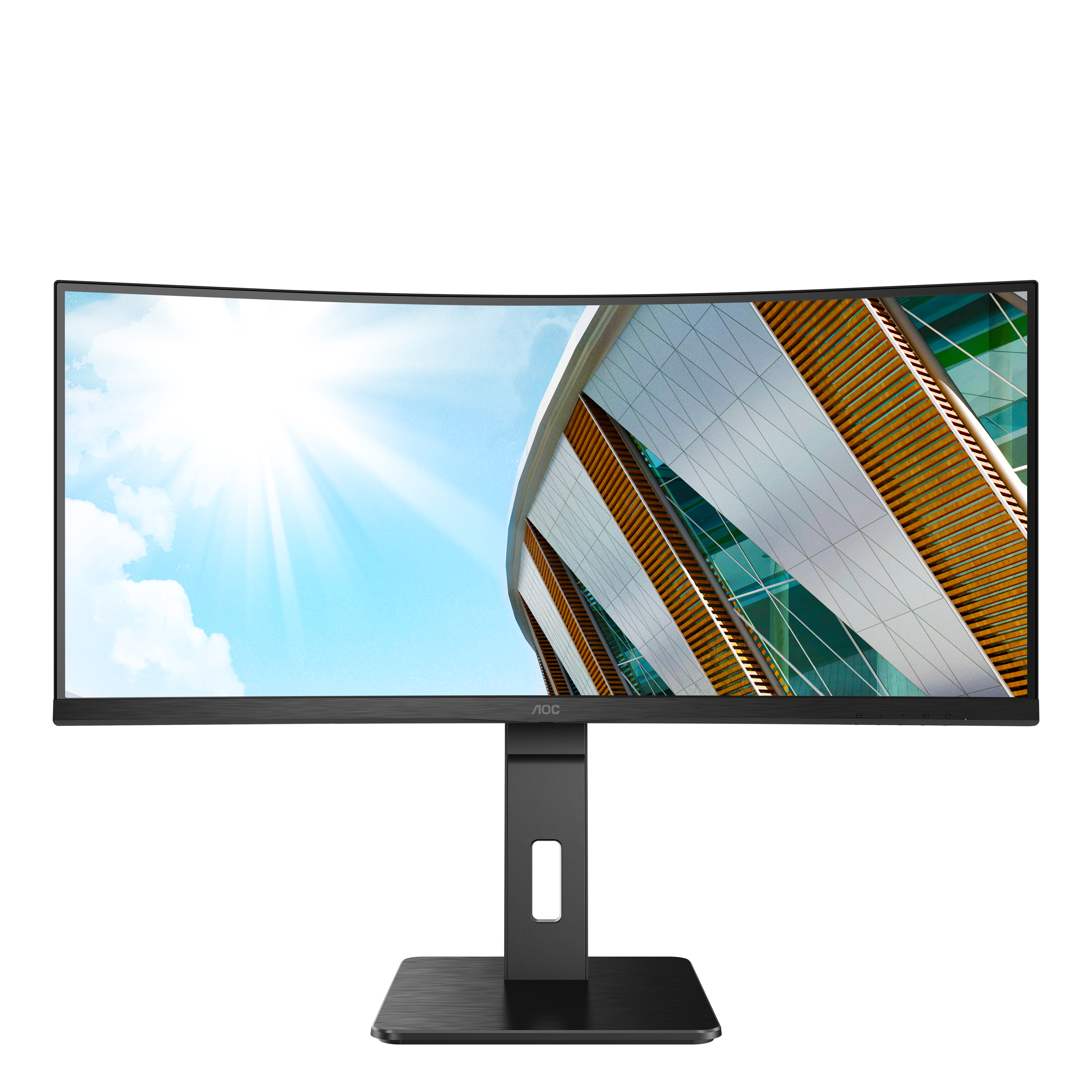 AOC Pro-line CU34P2A Curved-Monitor 86.4cm (34") UWQHD, VA, 4ms, HDMI, Displayport, USB