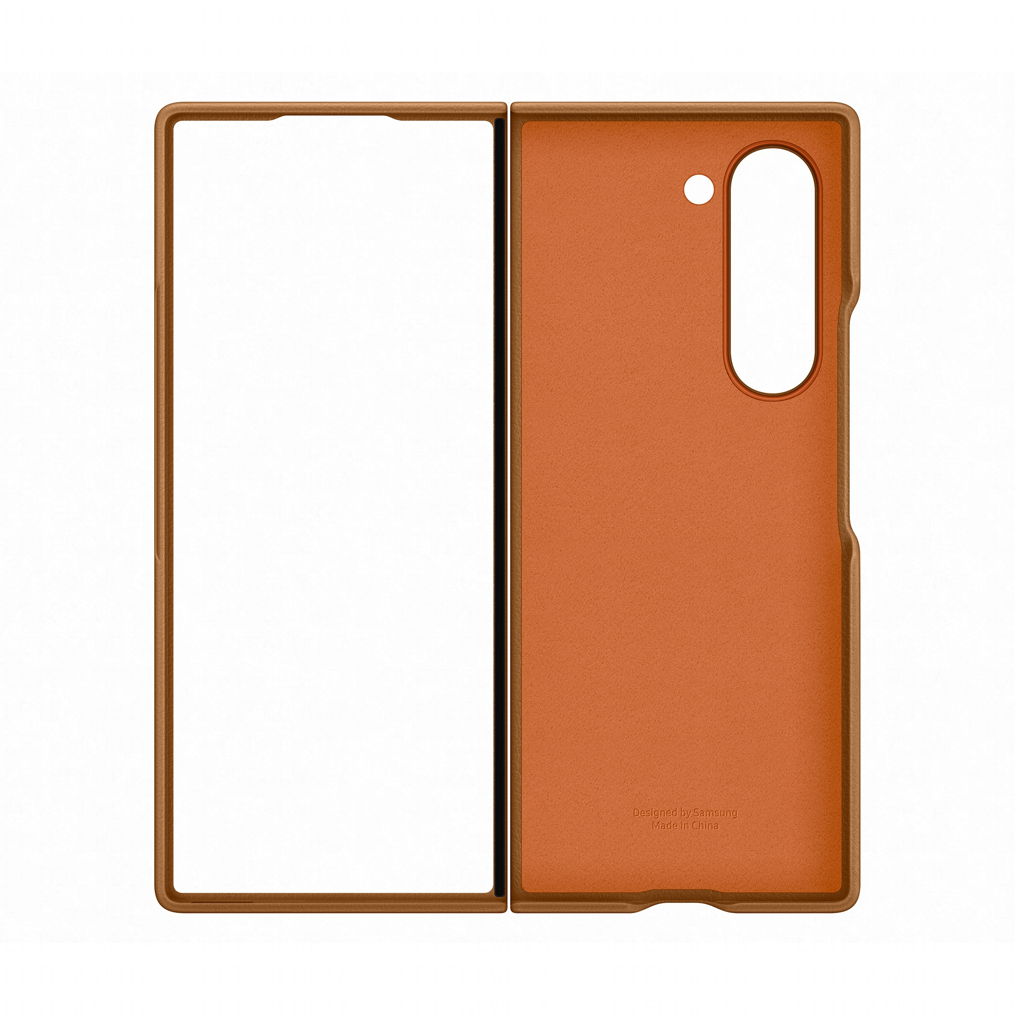 Samsung EF-VF956PAEGWW, Cover, Samsung, Galaxy Z Fold6, 19,3 cm (7.6"), Braun