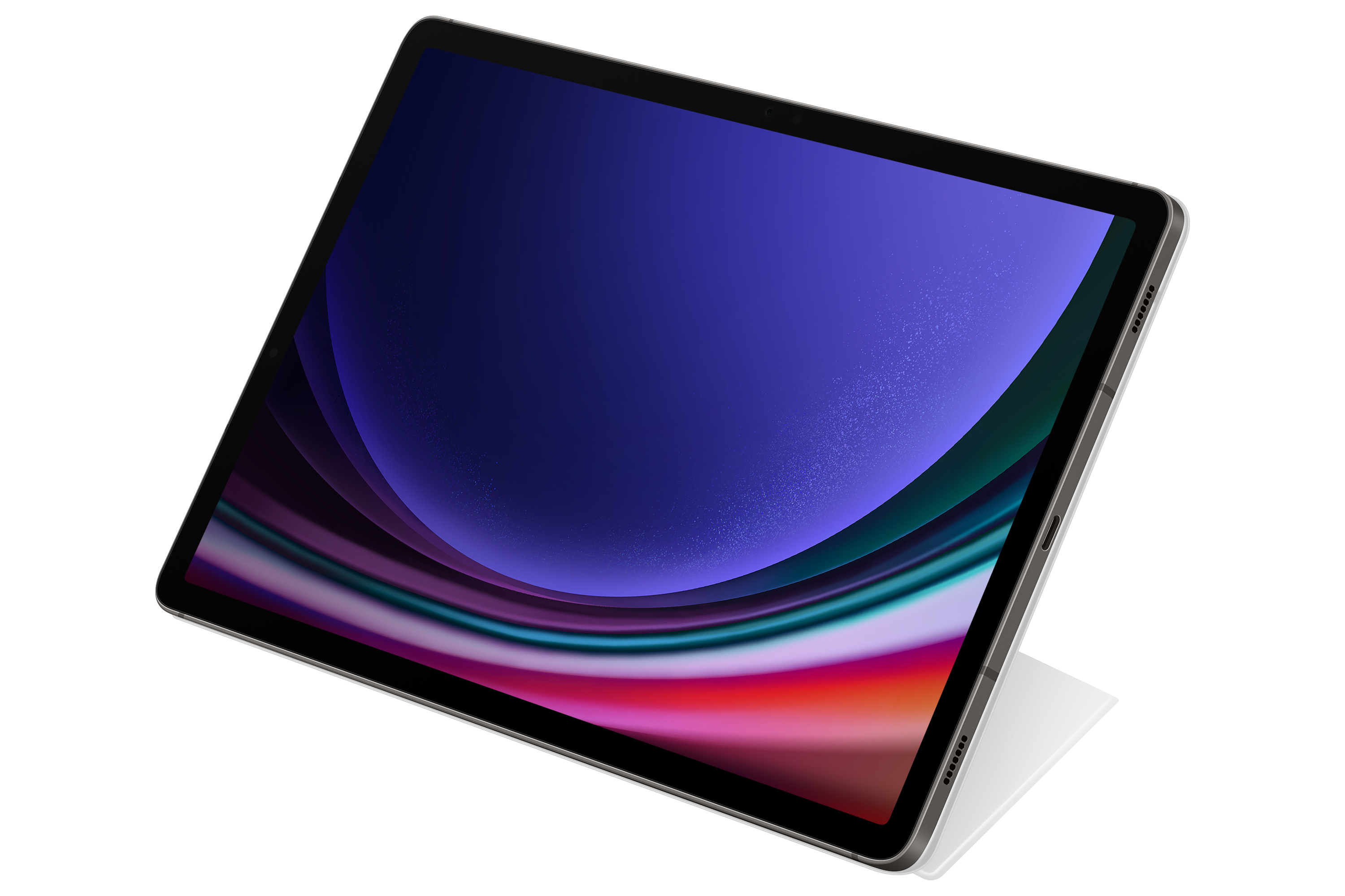 Samsung EF-BX710 - Flip-Hülle für Tablet - weiß