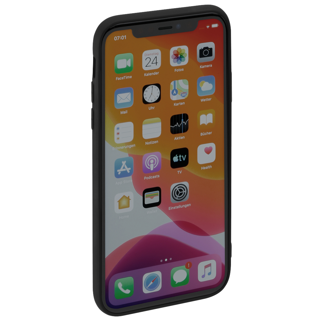 Hama Finest Feel, Cover, Apple, iPhone 12 Pro Max, 17 cm (6.7"), Schwarz