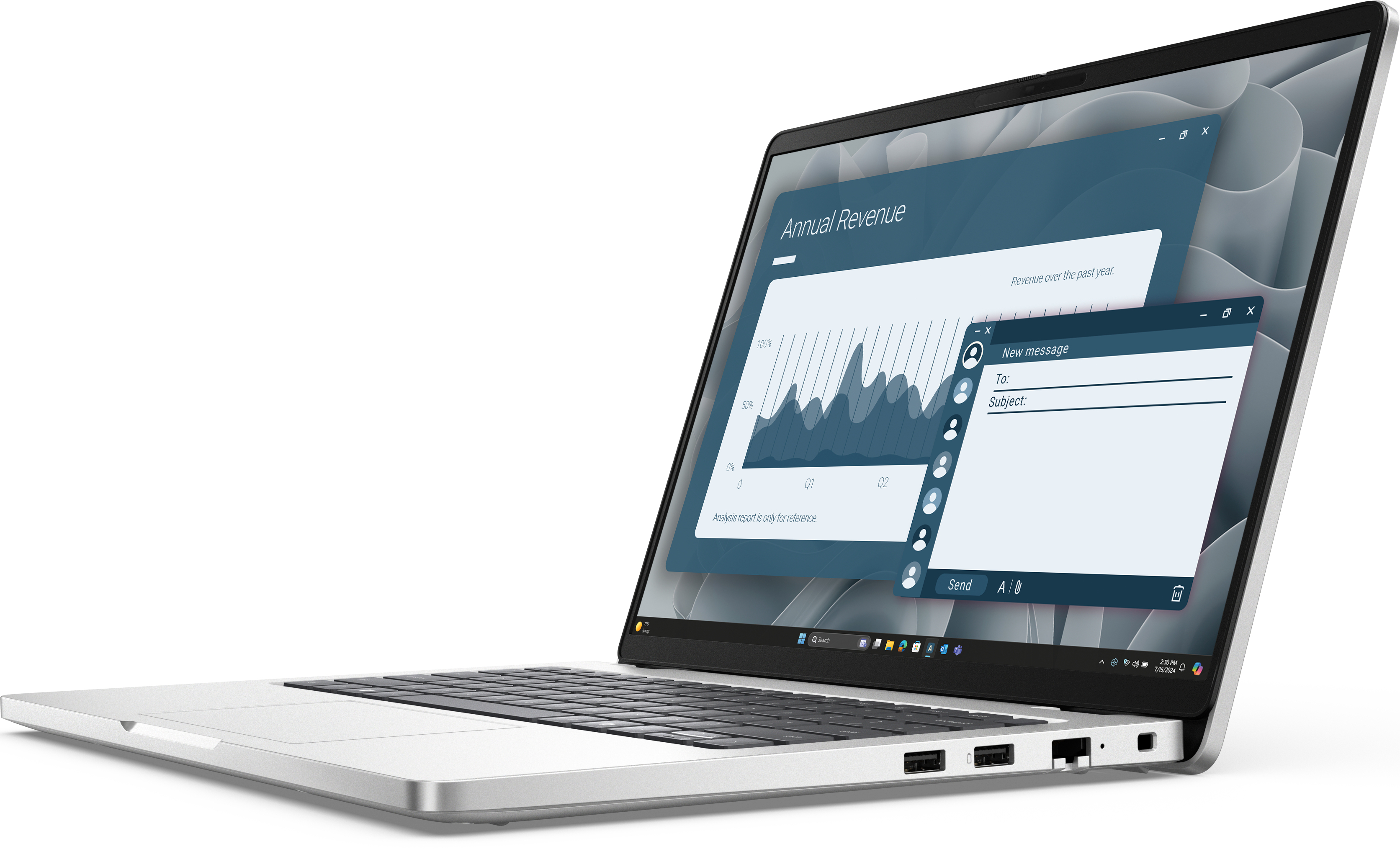 Dell Pro 14 PC14255, 35,6cm (14"), WUXGA, AMD Ryzen AI 7 PRO 350, 16GB RAM, 1TB SSD, Win11 Pro