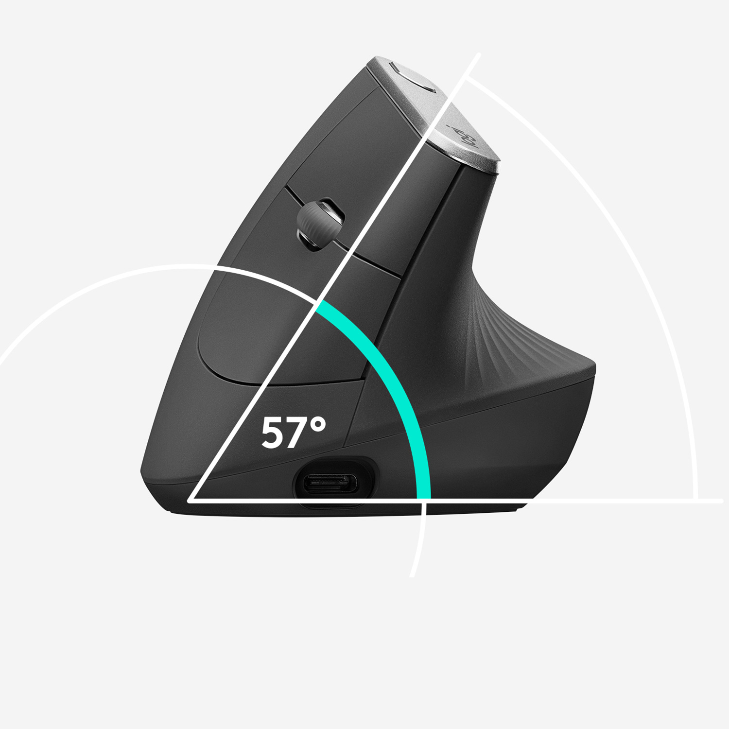Logitech MX Vertical, USB/Bluetooth