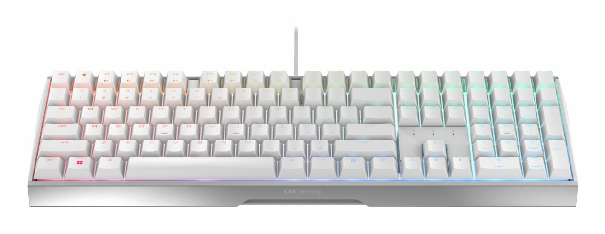 Cherry TAS MX BOARD 3.0S Corded US-Layout weiß Red - Tastatur