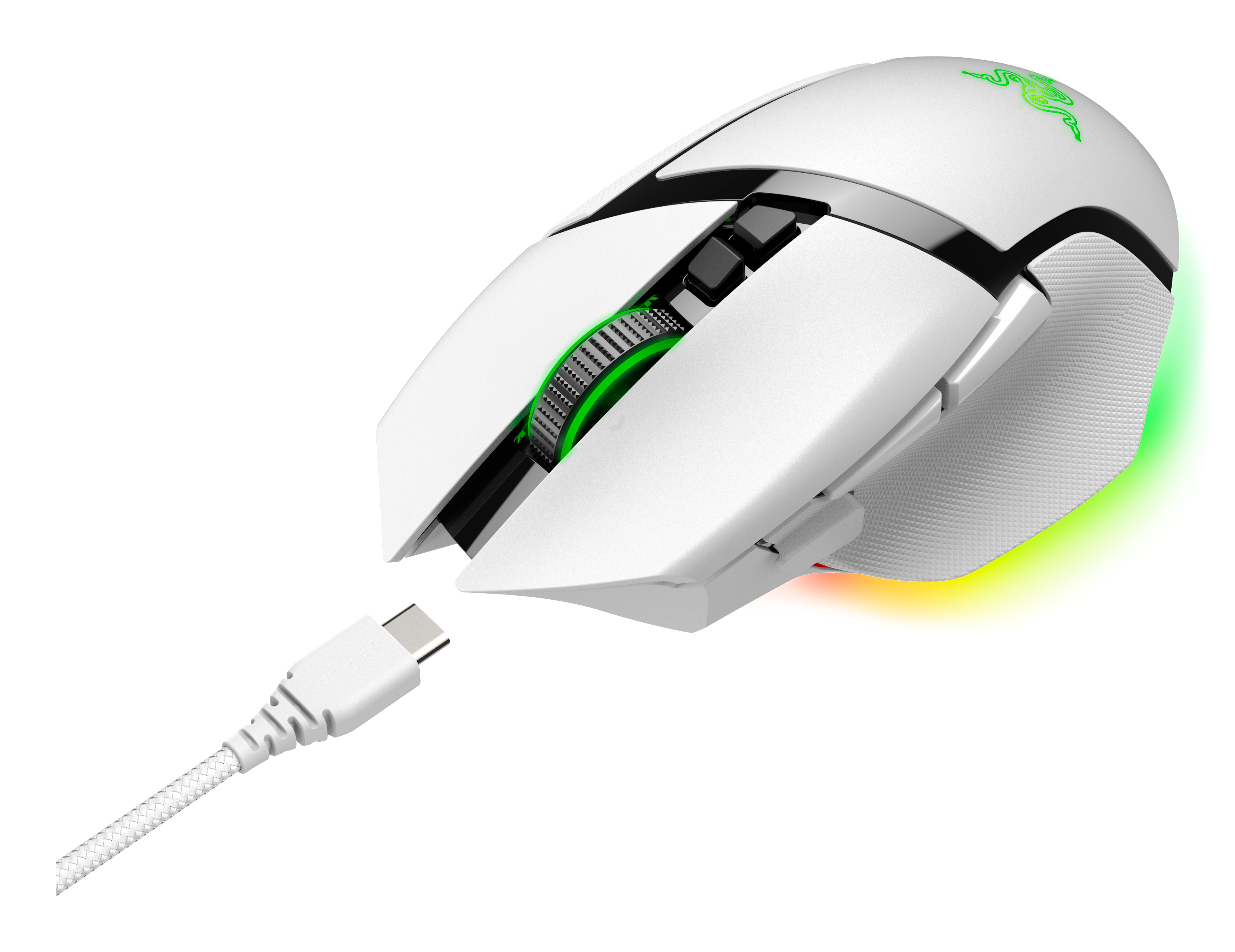 Razer Basilisk V3 pro - Maus - ergonomisch - Für Rechtshänder - optisch - 11 Tasten - kabelgebunden,