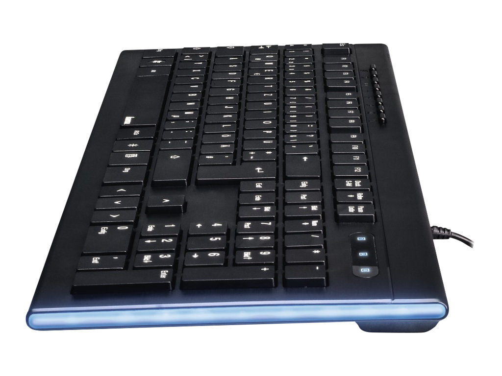 Hama "Anzano" - Tastatur - hinterleuchtet - USB