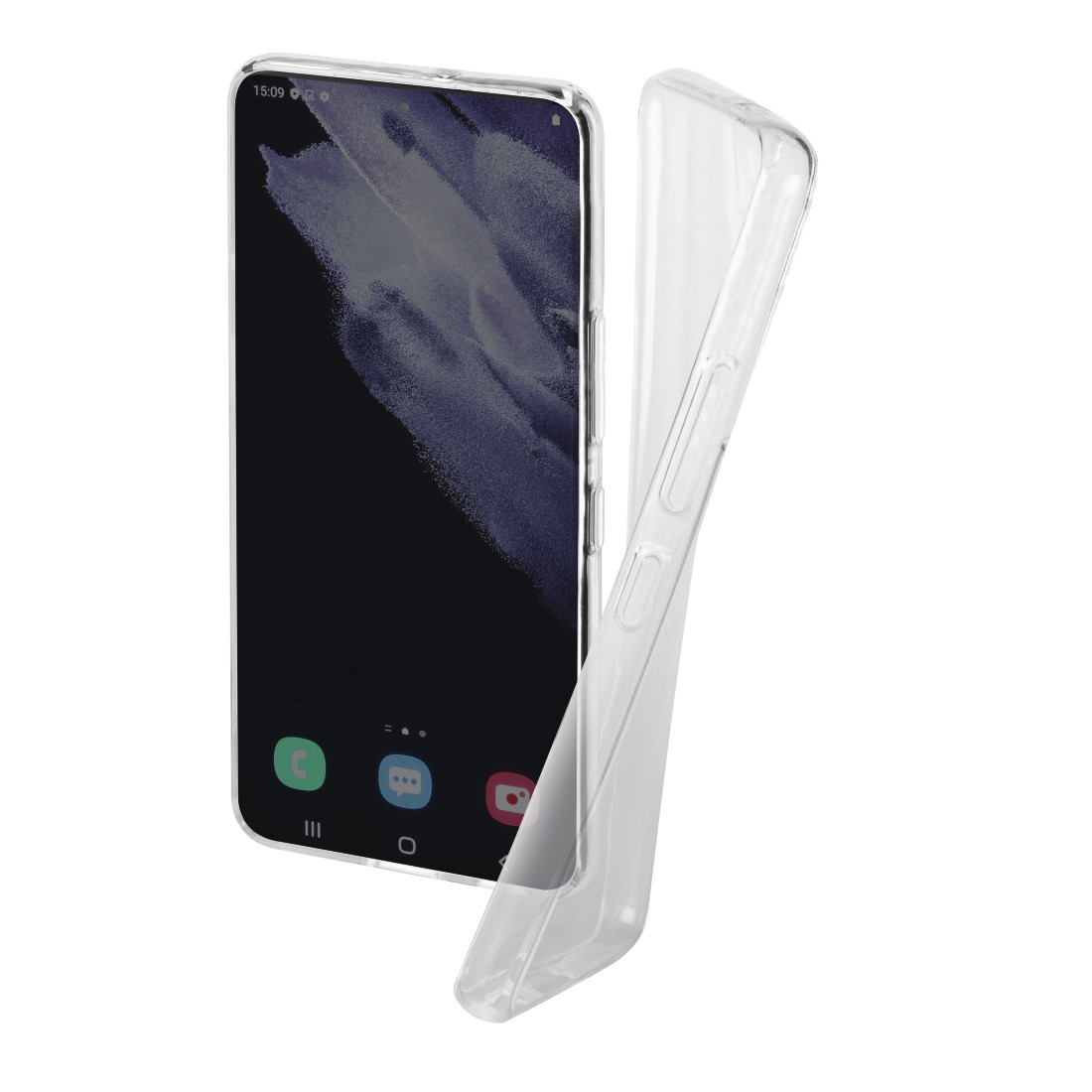 Hama Essential Line "Crystal Clear" - Hintere Abdeckung für Mobiltelefon - Thermoplastisches Polyure