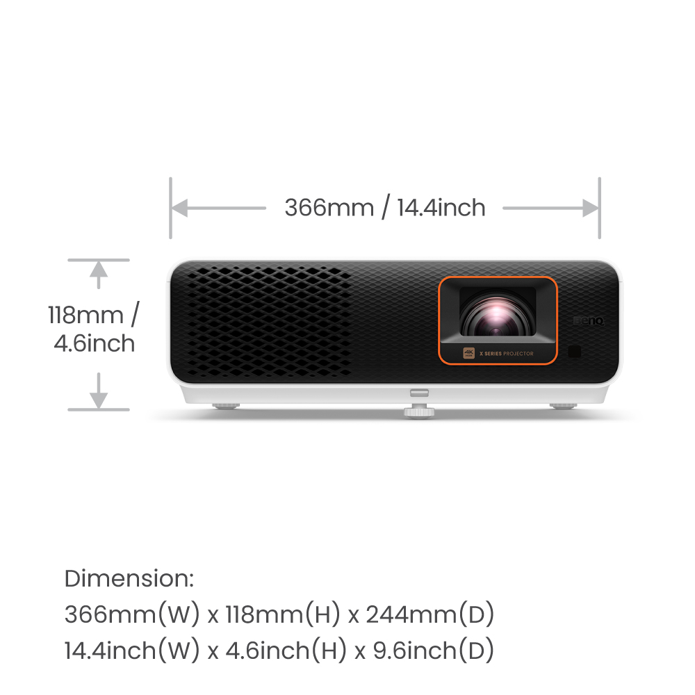 BenQ X500i - DLP-Projektor - 4-Farben RGB LED
