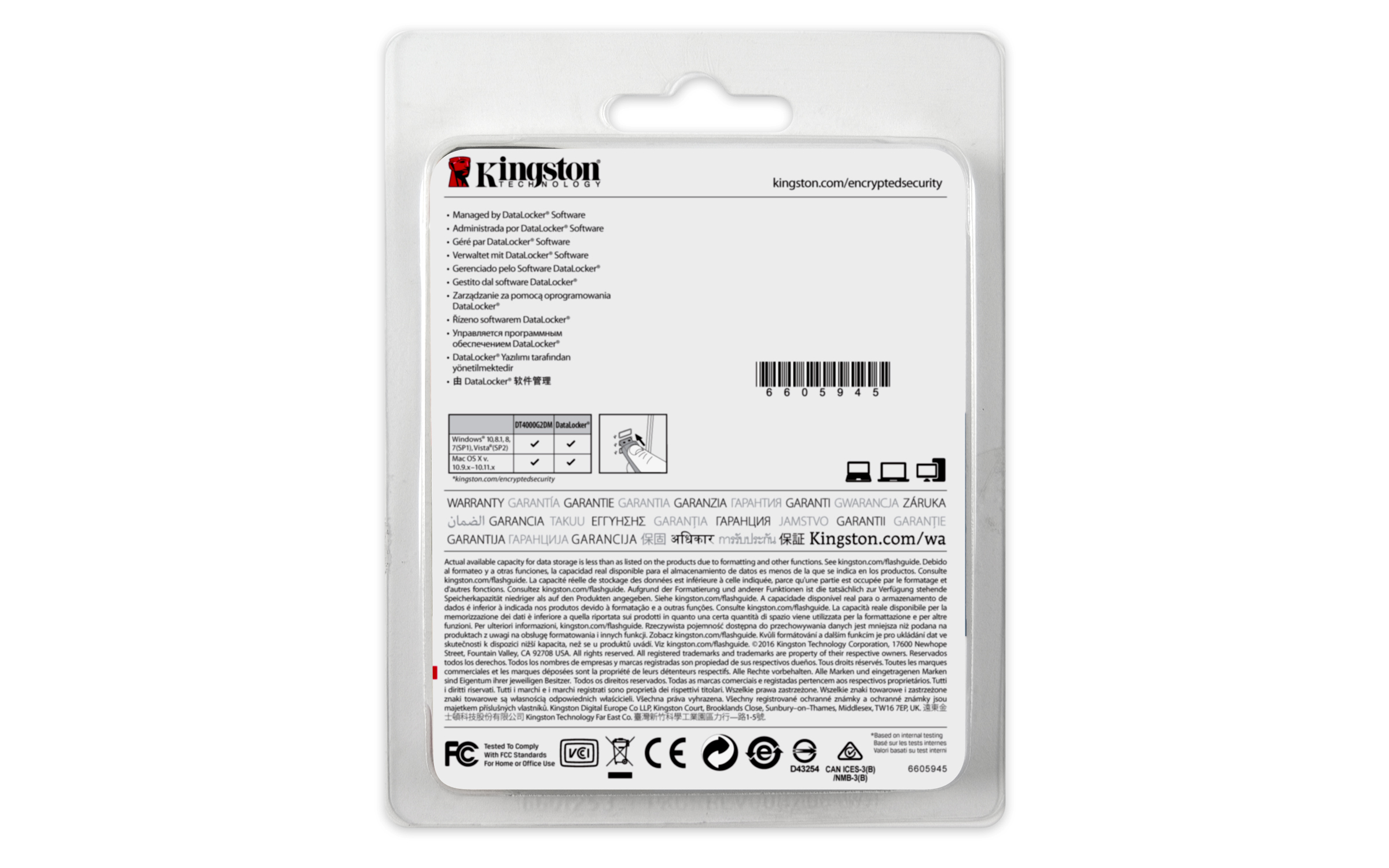 Kingston DataTraveler 4000 G2 Management Ready