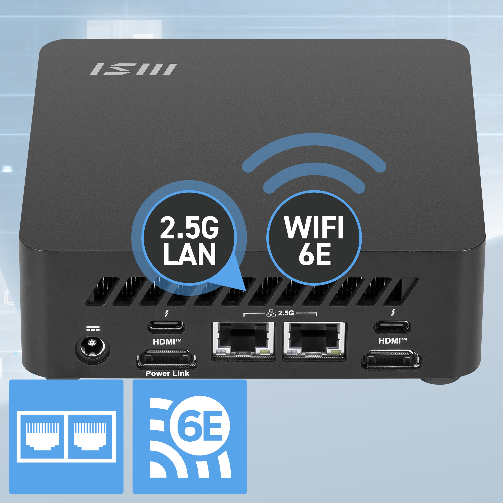 MSI Cubi NUC AI 1UMG-072XAT, Core Ultra 5 125H, 16GB, 512GB, ohne Windows