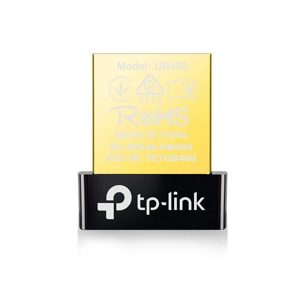 TP-LINK UB400, USB Typ-A, Bluetooth, Schwarz, Gold, 10 m, 0 - 40 °C, -40 - 70 °C