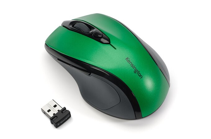 Kensington Pro Fit Mid-Size - Maus - Für Rechtshänder - optisch - kabellos - 2.4 GHz - kabelloser Em