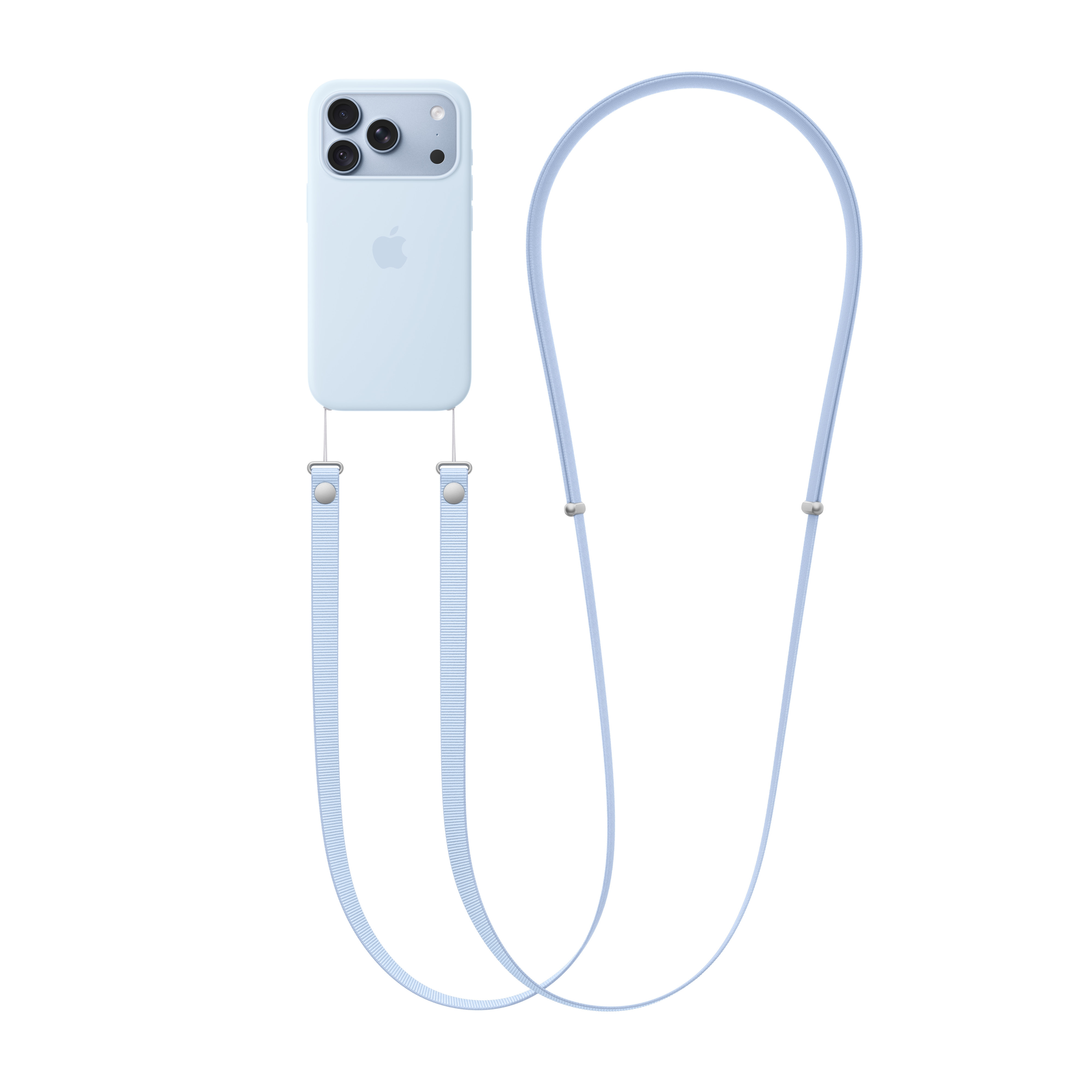 Apple Crossbody Strap Crisp Blue