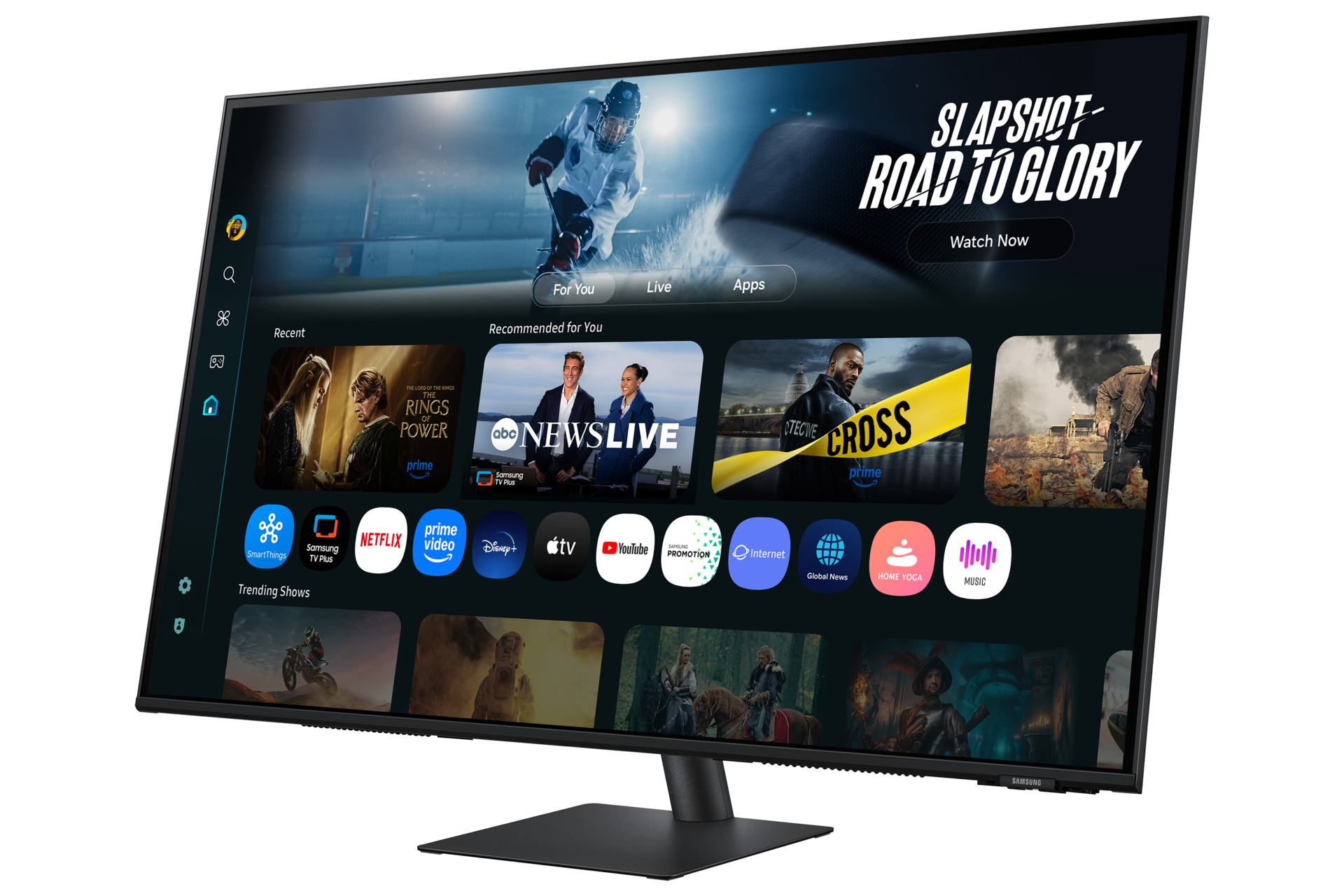 B-WARE - Samsung Smart M7 S43FM700UU Monitor 109.2cm (43") 4K UHD, VA, 4ms, HDMI, Displayport, USB
