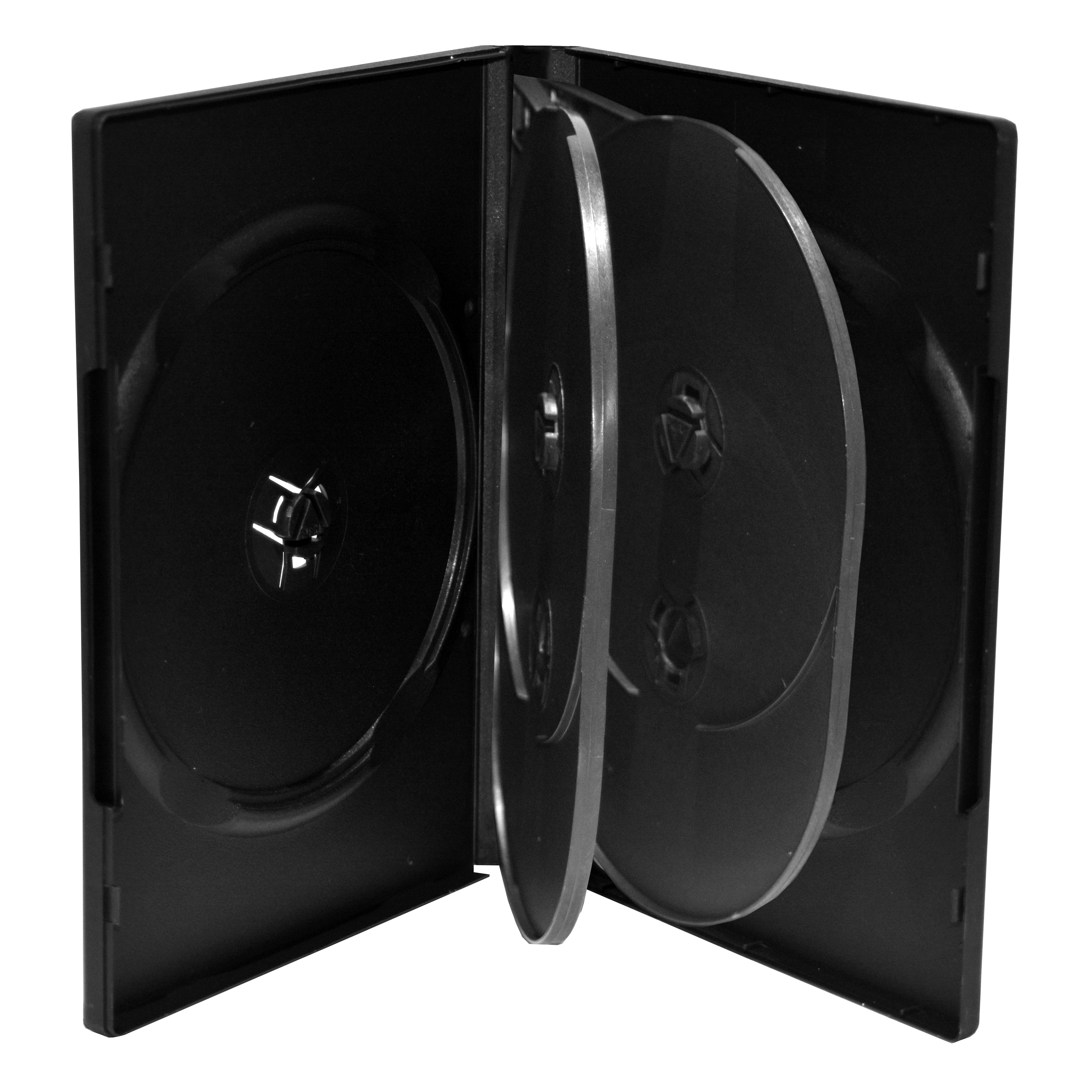 MEDIARANGE DVD Case - Medien-Aufbewahrungsbox - Kapazität: 5 DVD - Schwarz (Packung mit 5)