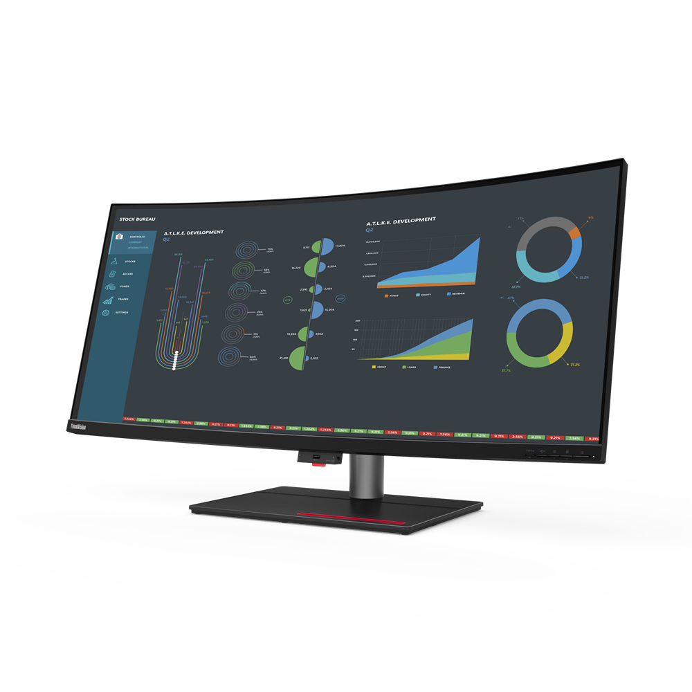 Lenovo ThinkVision P40w-20 - LED-Monitor - gebogen - 101.6 cm (40")