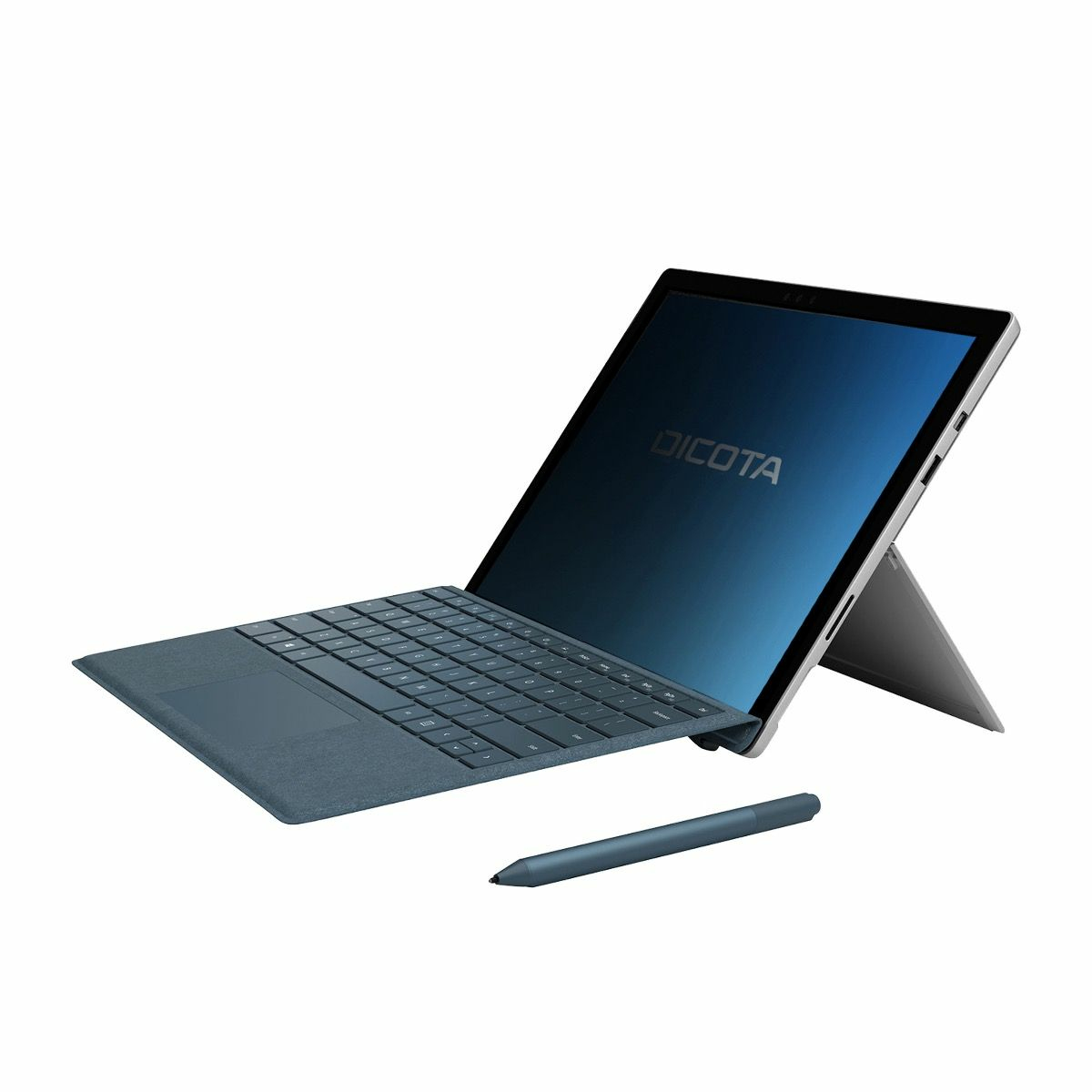 Dicota Blickschutzfilter für Tablet-PC - 2-Wege - Halter/Klebepunkte - Schwarz - für Microsoft Surfa