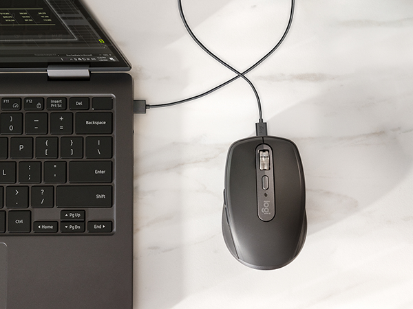 Logitech MX Anywhere 3S for Business Graphite, schwarz, Logi Bolt, USB/Bluetooth